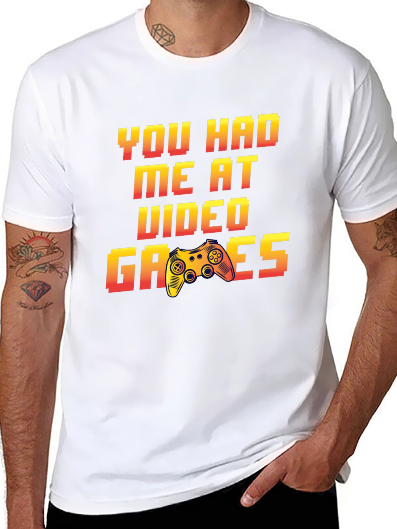 You Had Me at Video Games Graphic Tee
