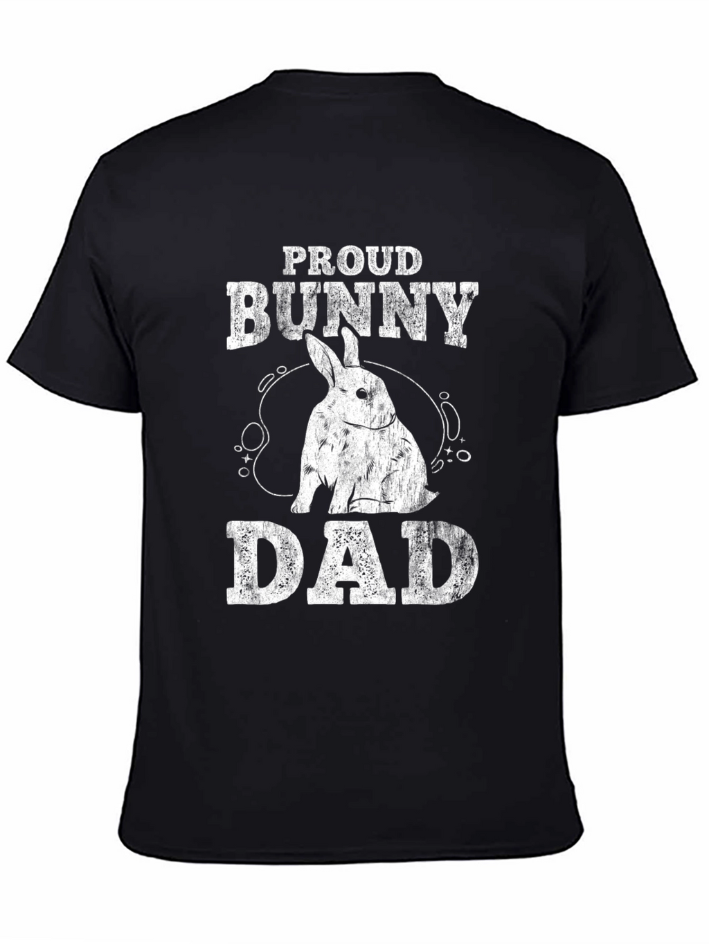 Proud Bunny Dad Graphic T-Shirt