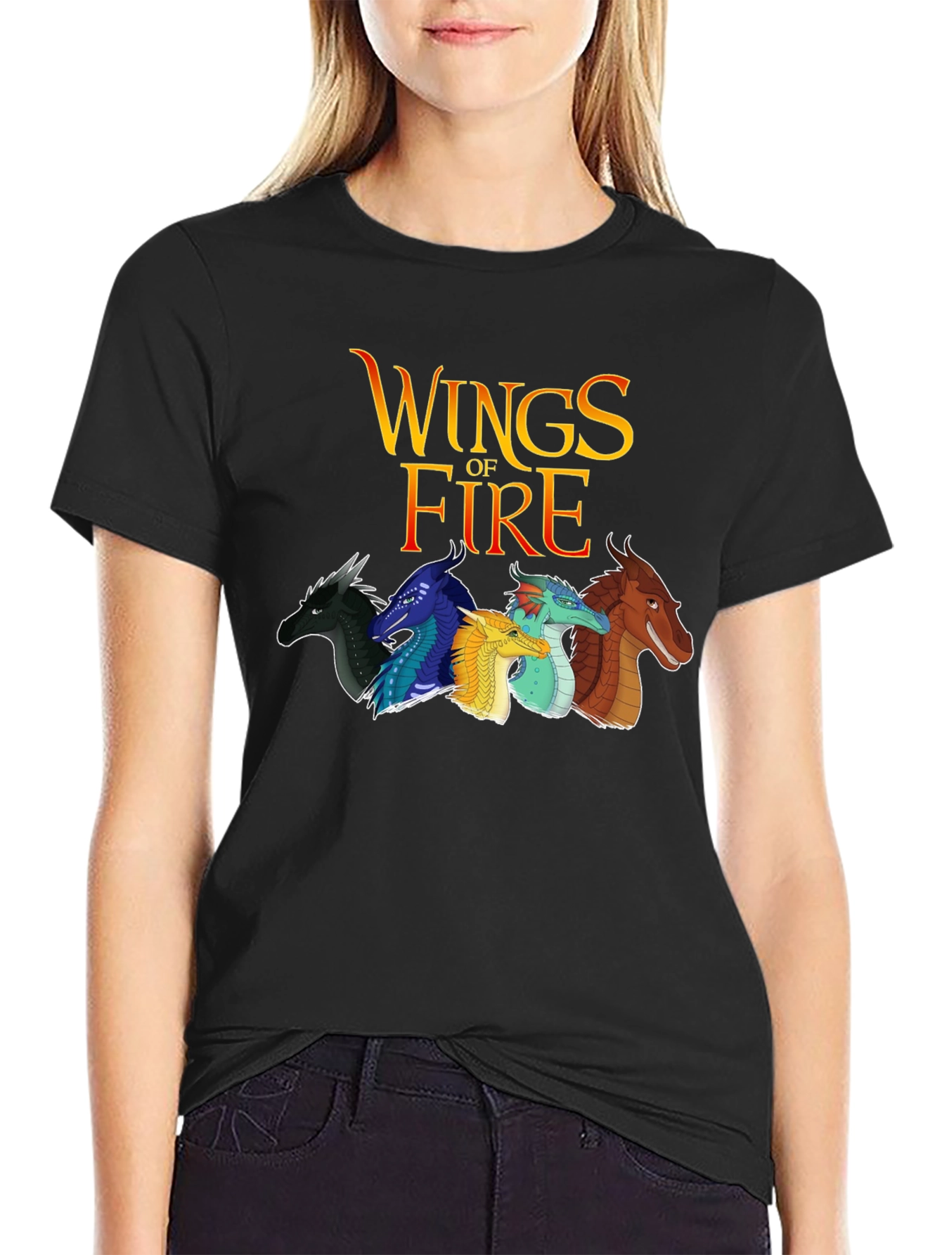 Wings of Fire T-Shirt Dragon Design