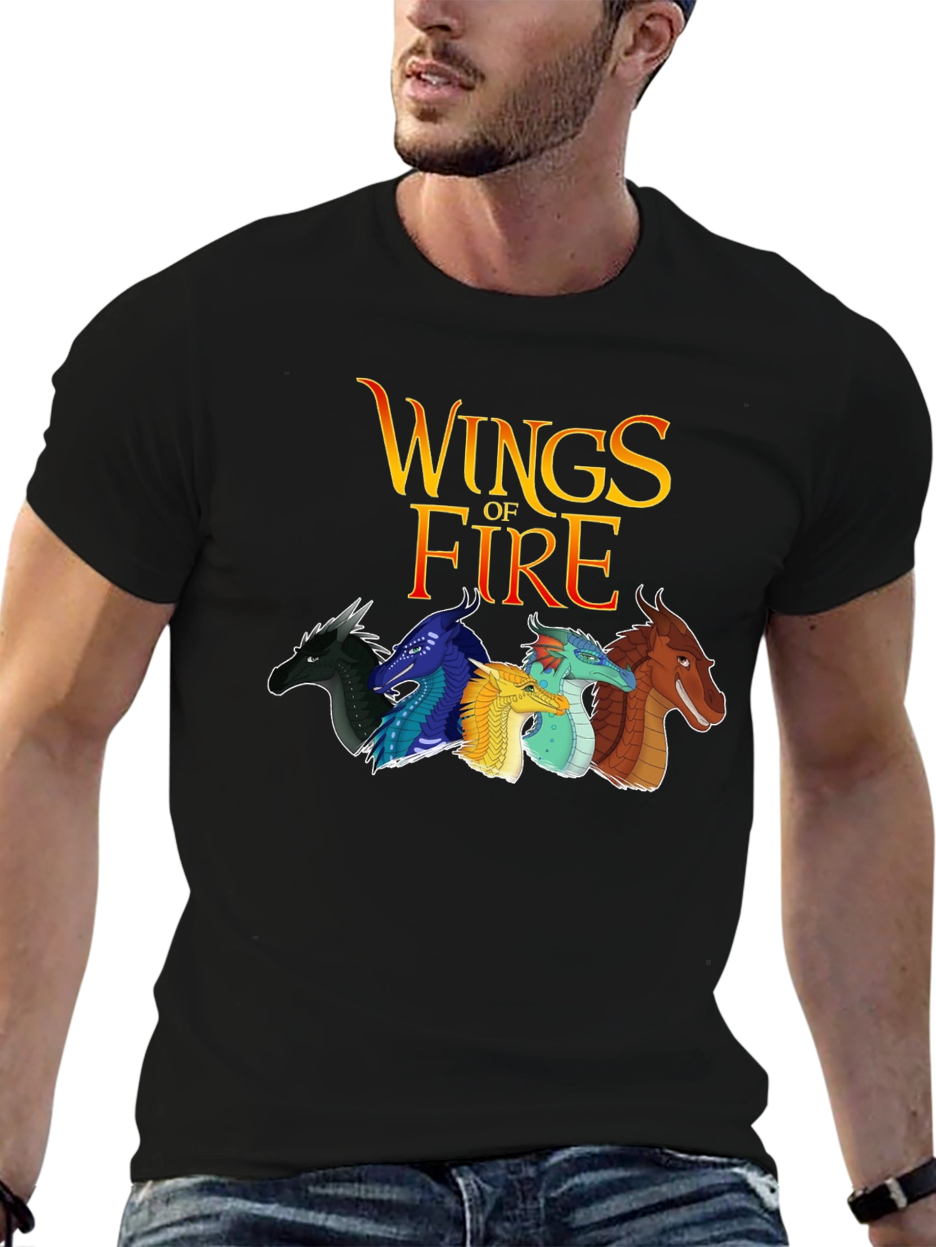 Wings of Fire T-Shirt Dragon Design