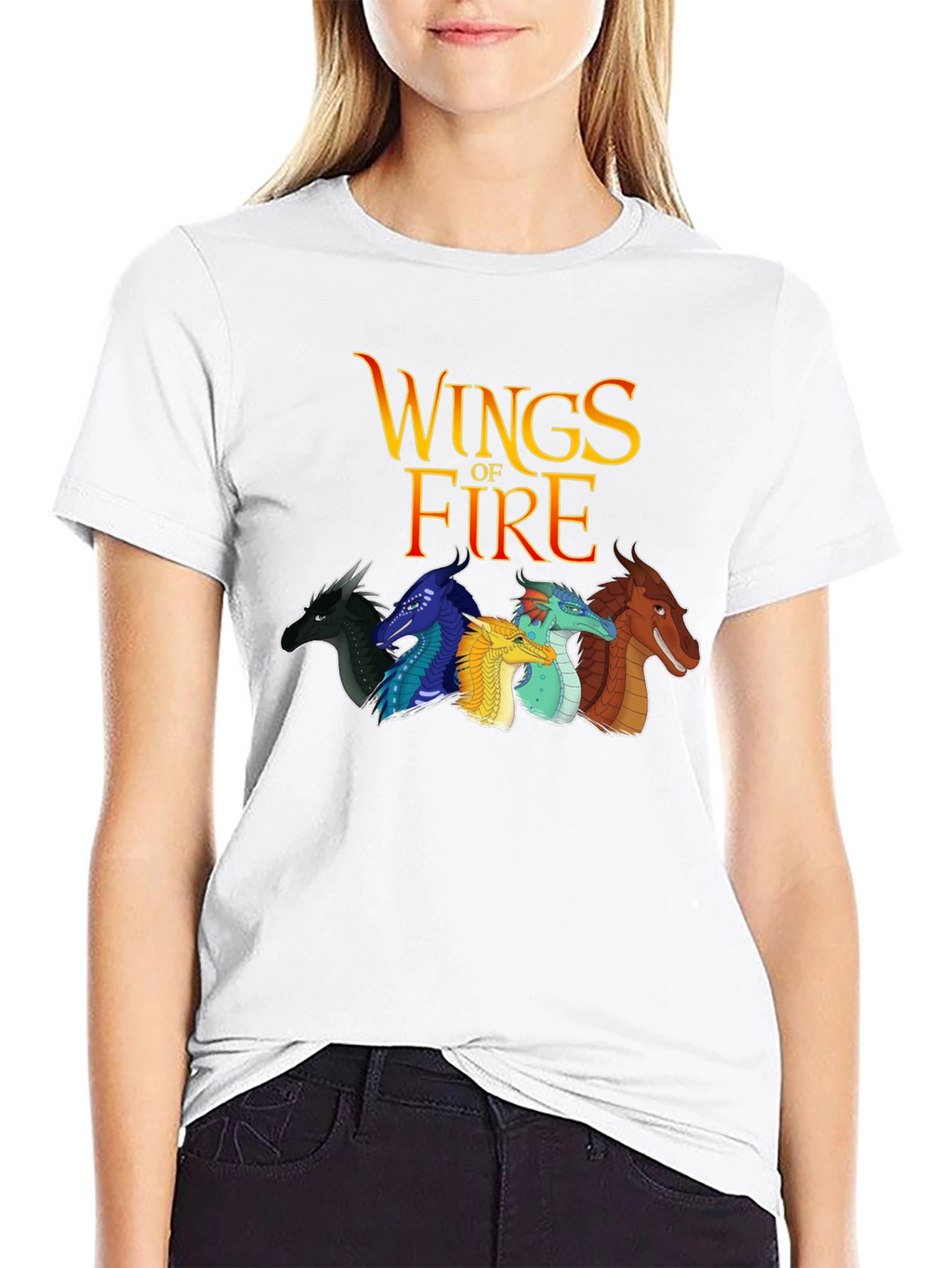 Wings of Fire T-Shirt Dragon Design