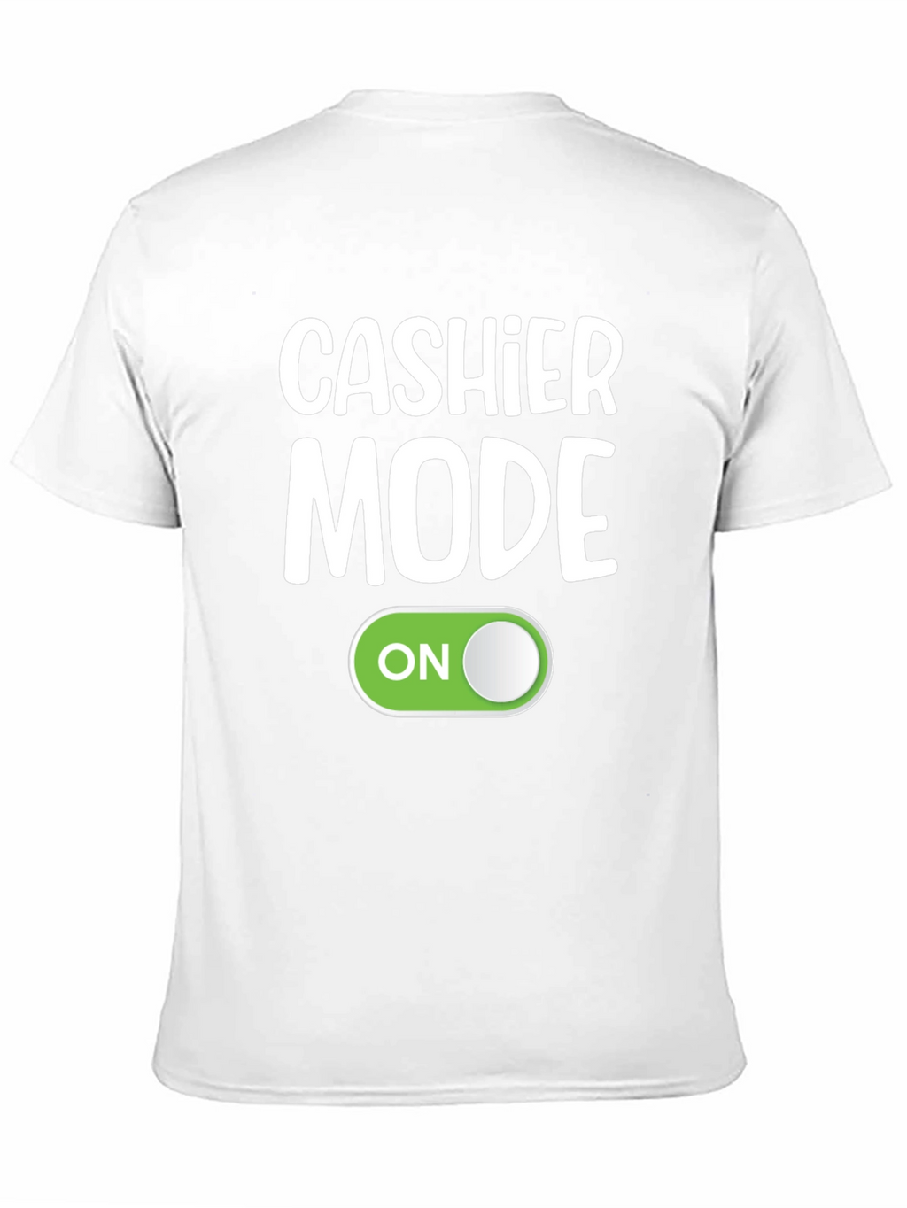 Cashier Mode On Black T-Shirt Funny Employee Gift