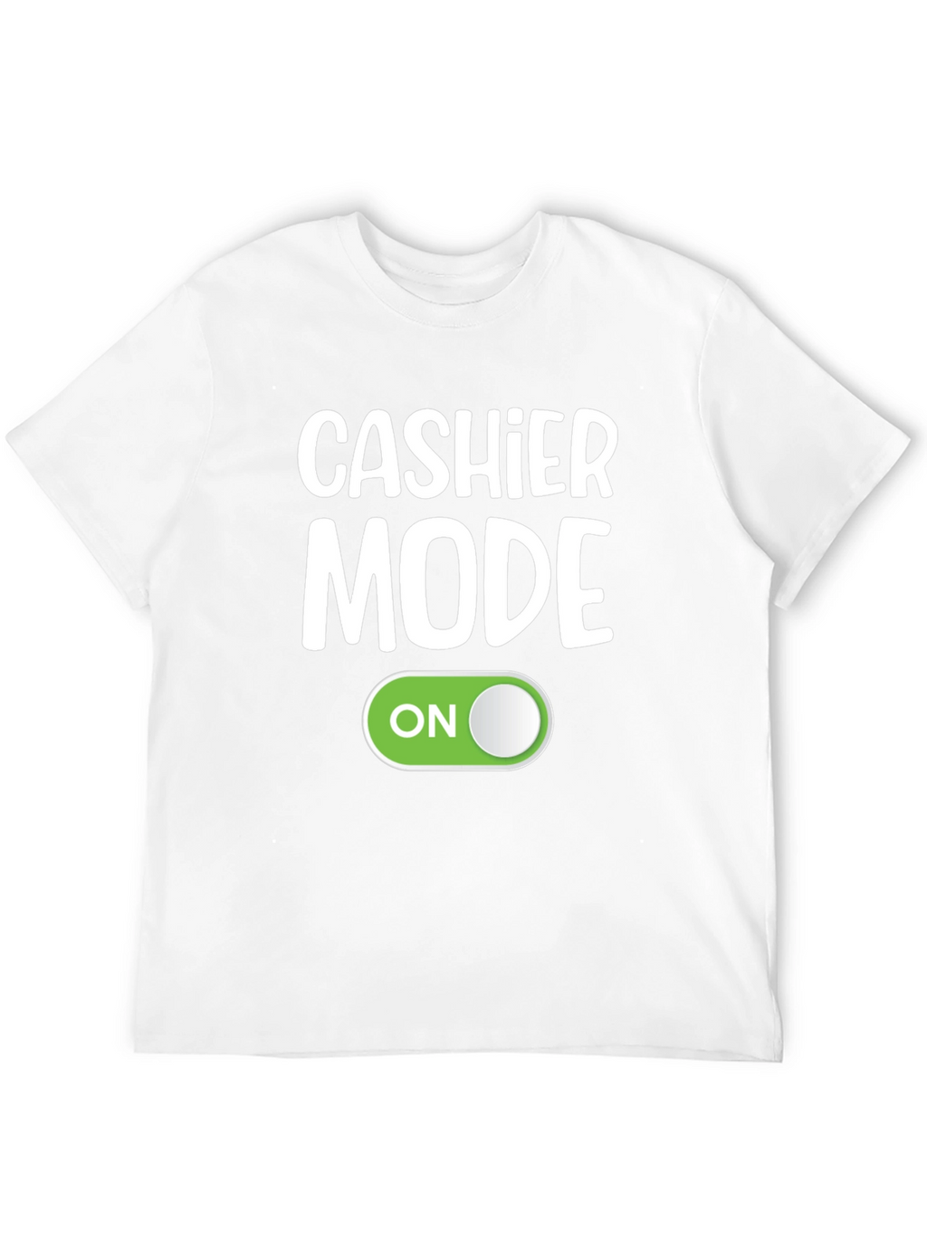 Cashier Mode On Black T-Shirt Funny Employee Gift