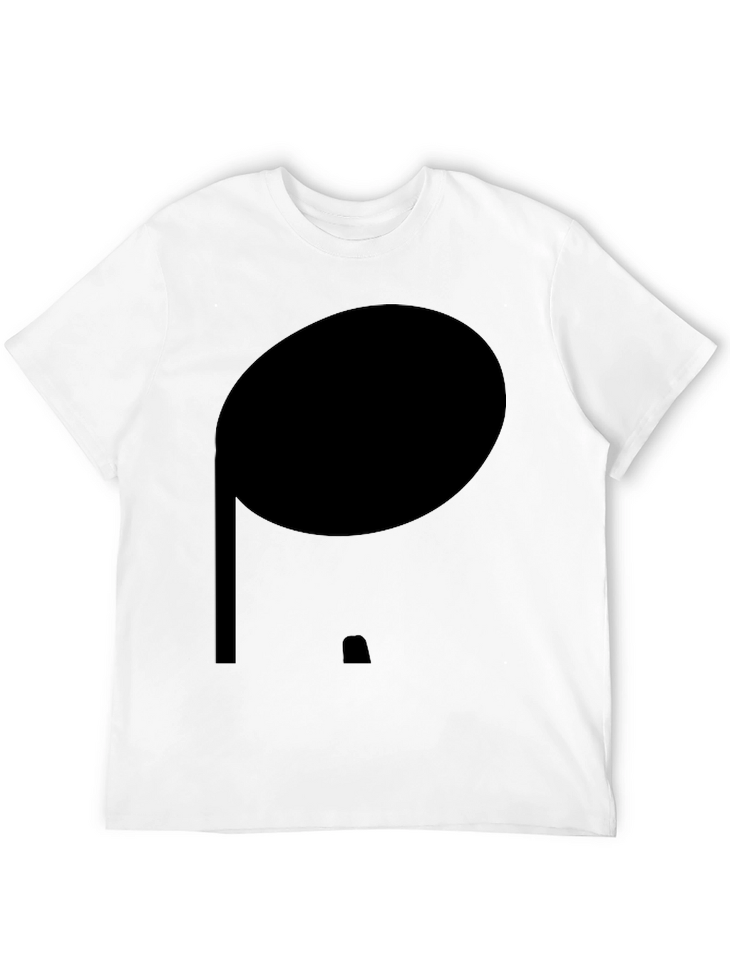 Minimalist Black Cotton Tee