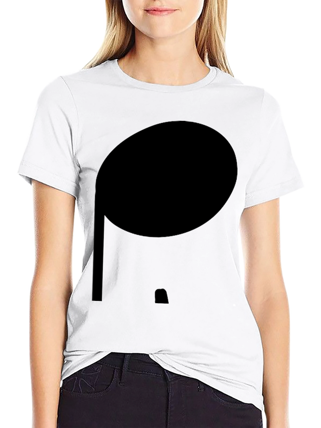 Minimalist Black Cotton Tee