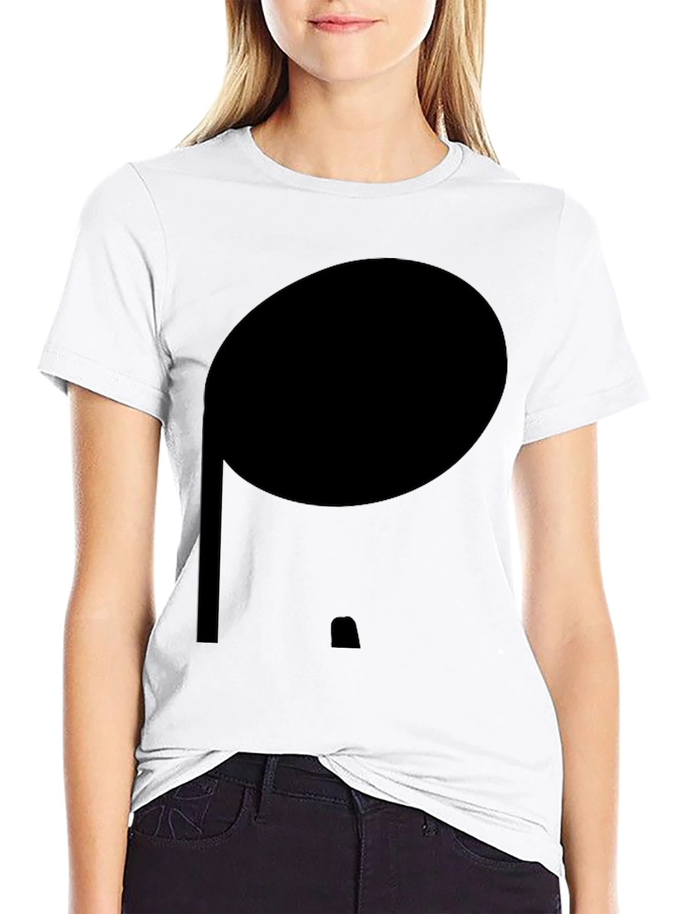 Minimalist Black Cotton Tee