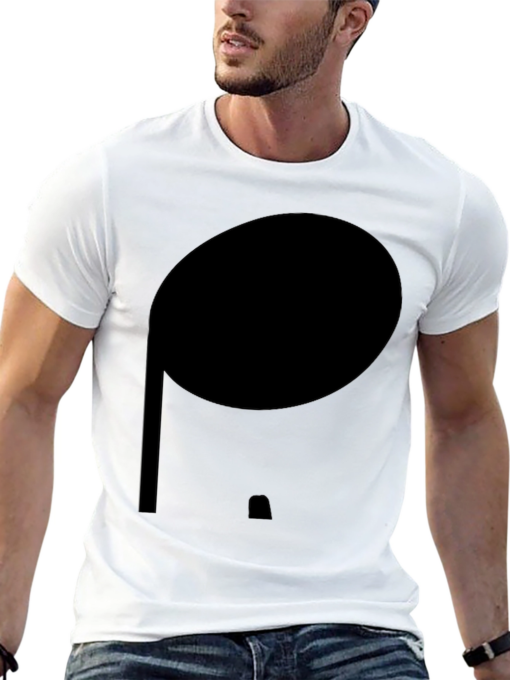 Minimalist Black Cotton Tee