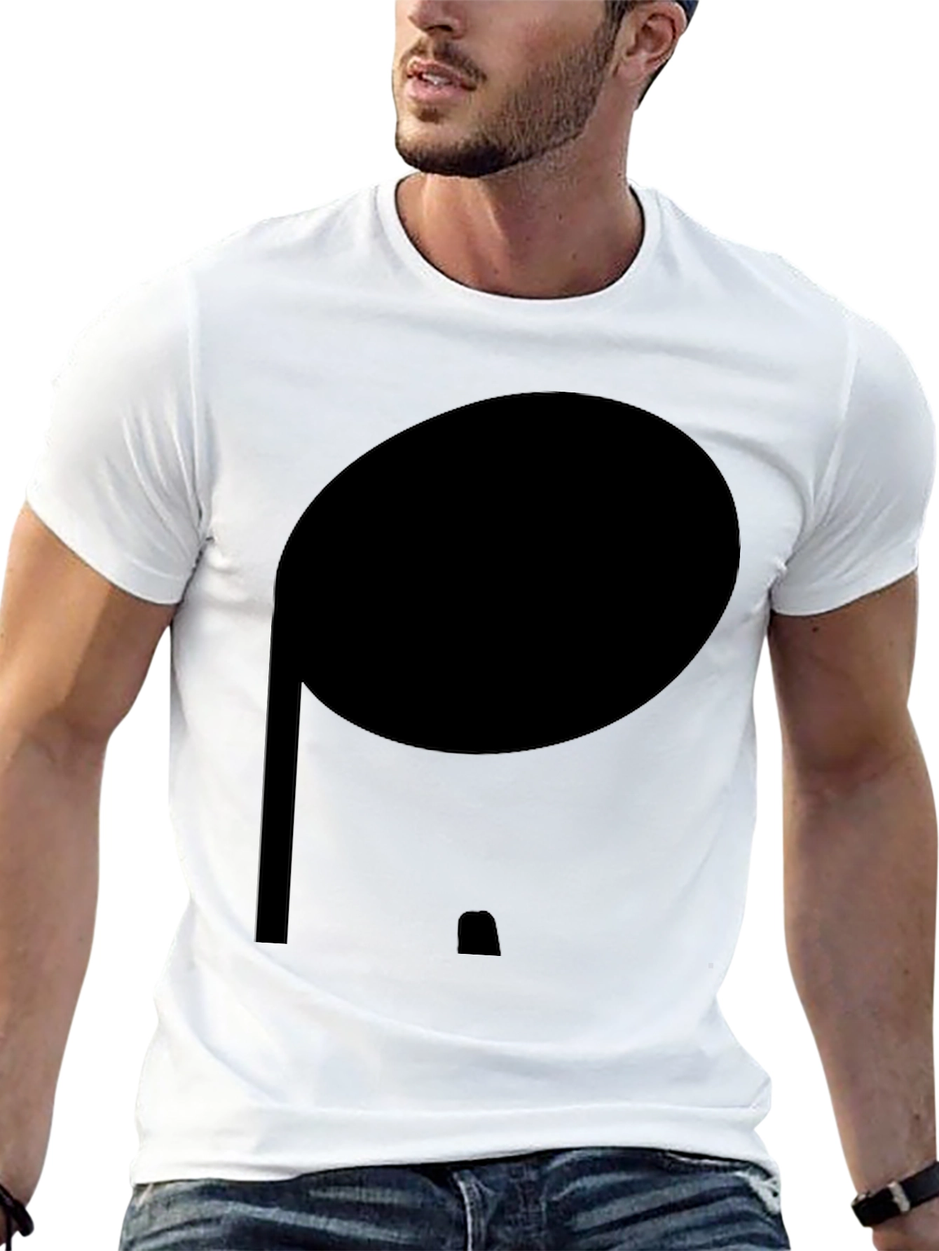 Minimalist Black Cotton Tee