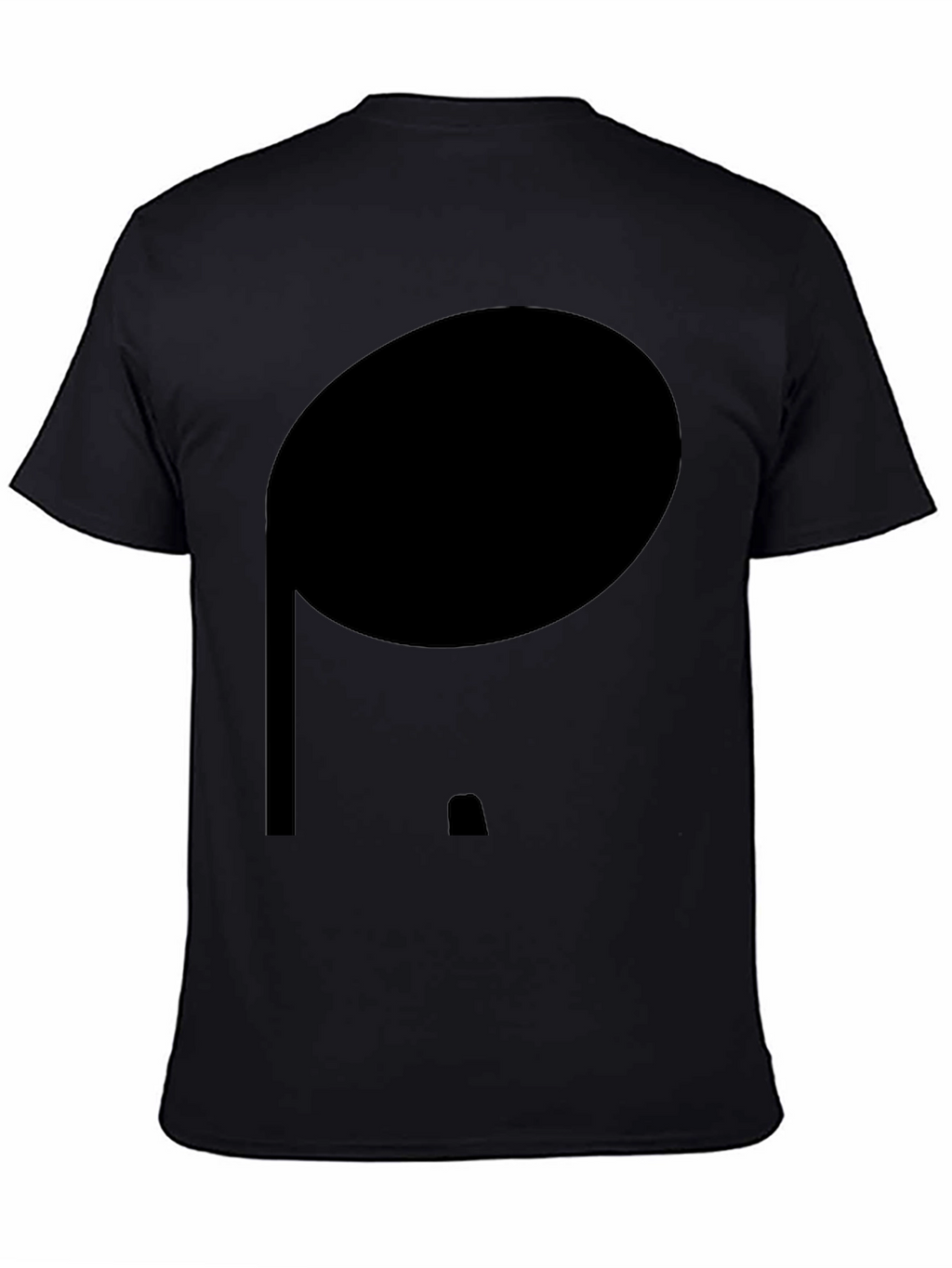 Minimalist Black Cotton Tee
