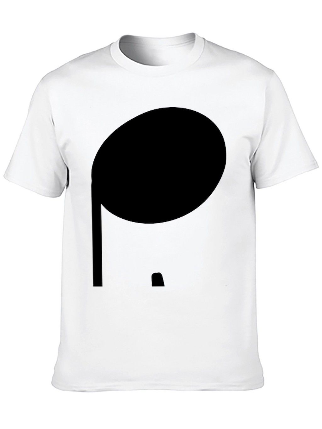 Minimalist Black Cotton Tee