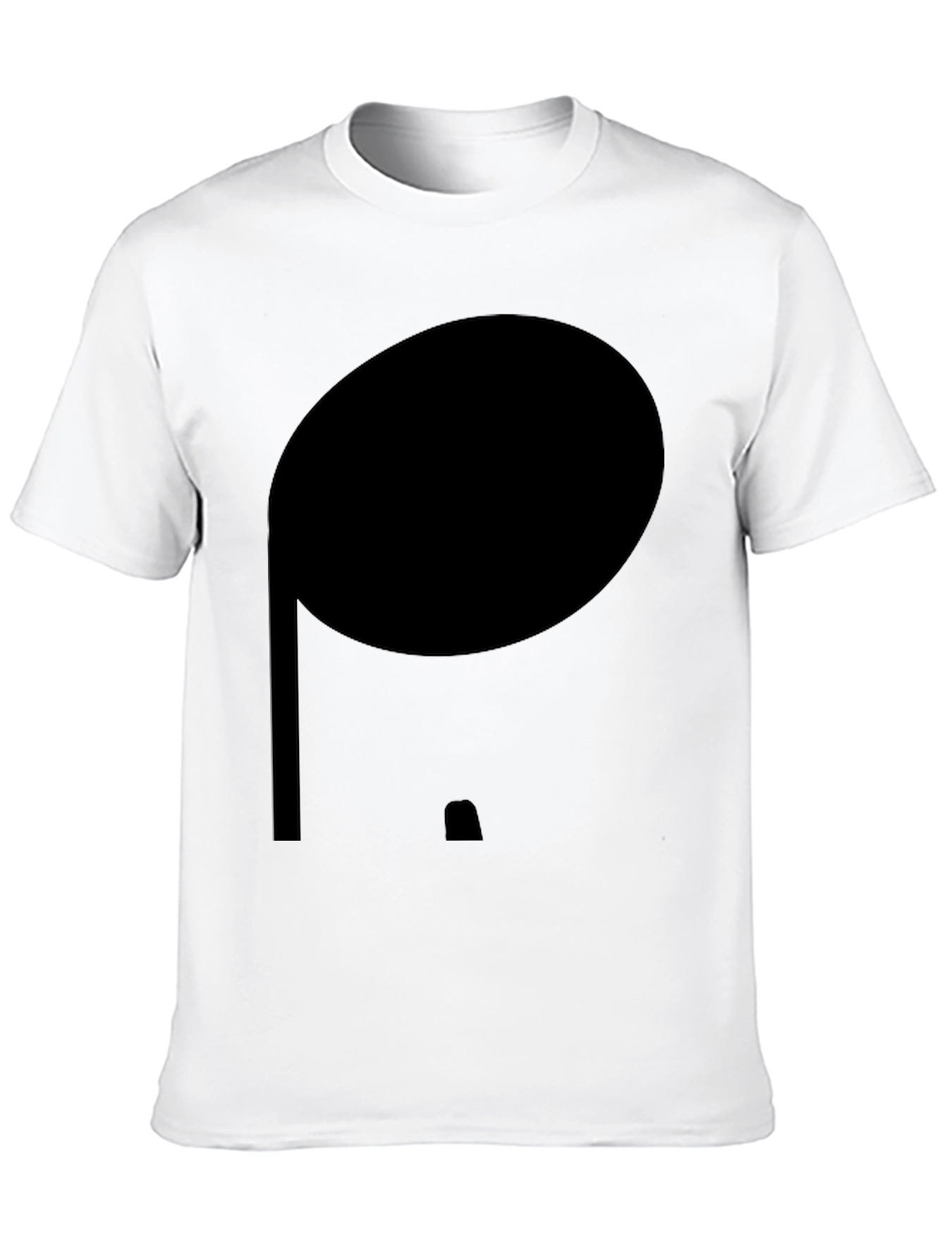 Minimalist Black Cotton Tee