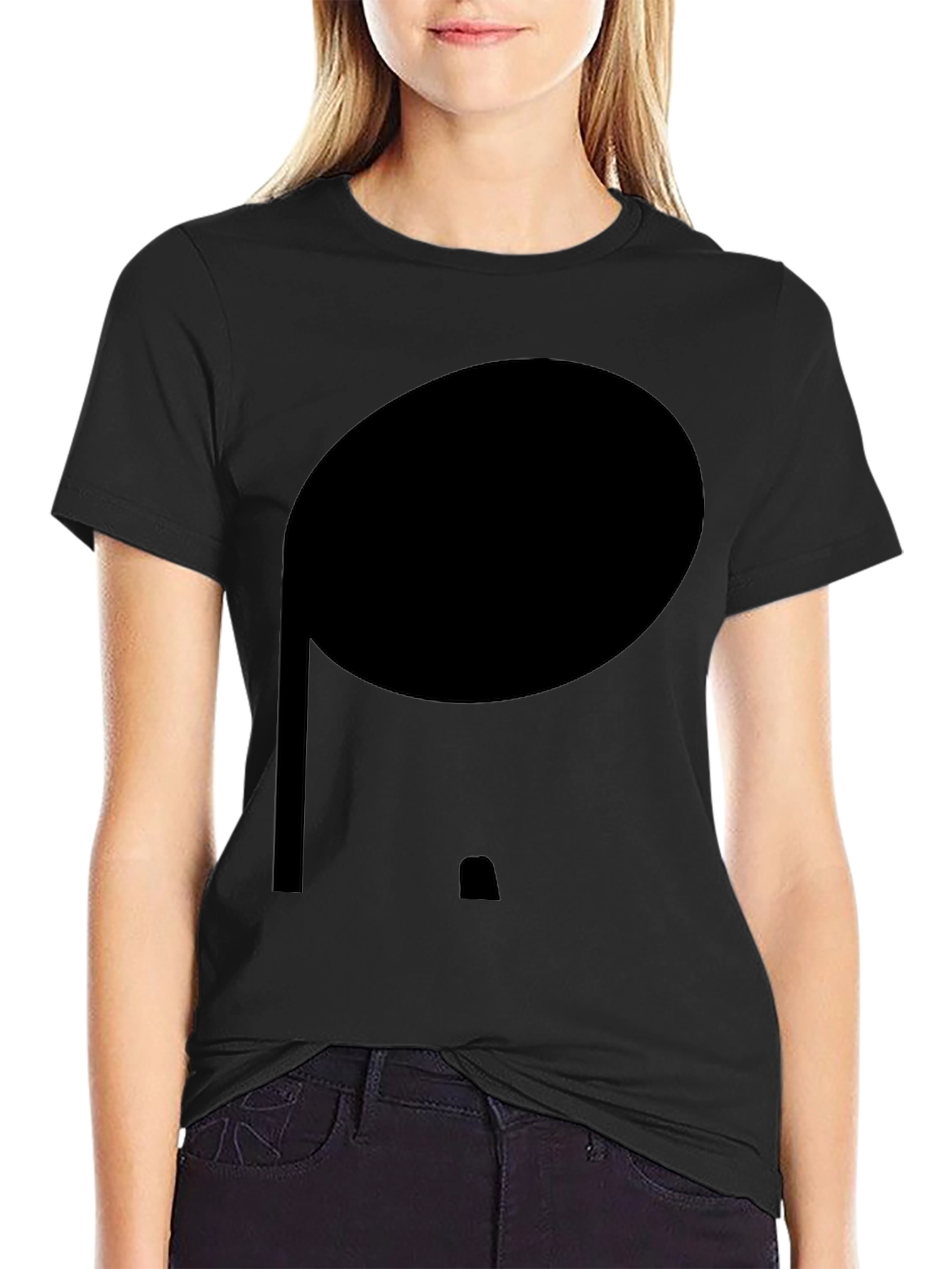 Minimalist Black Cotton Tee