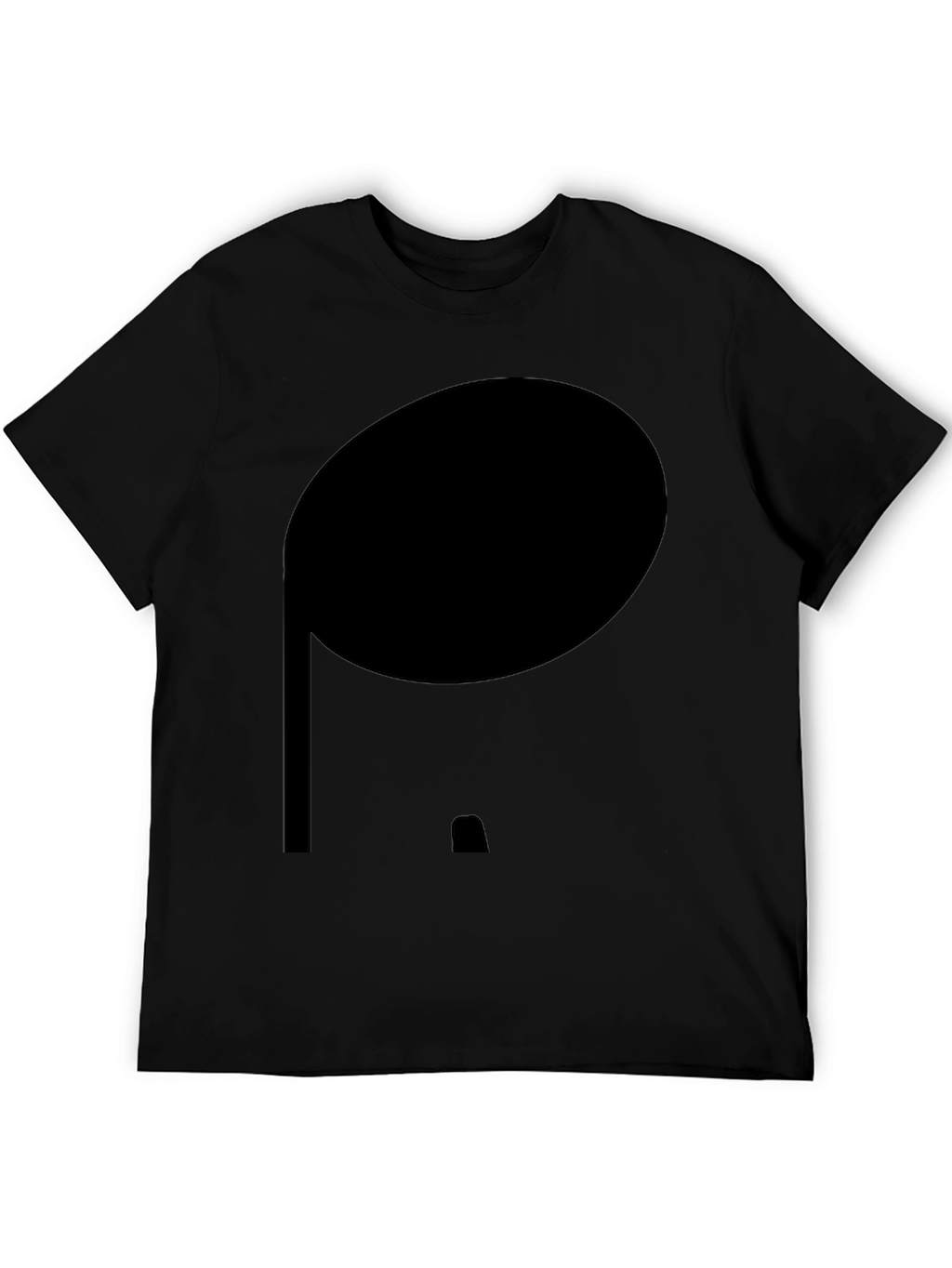 Minimalist Black Cotton Tee