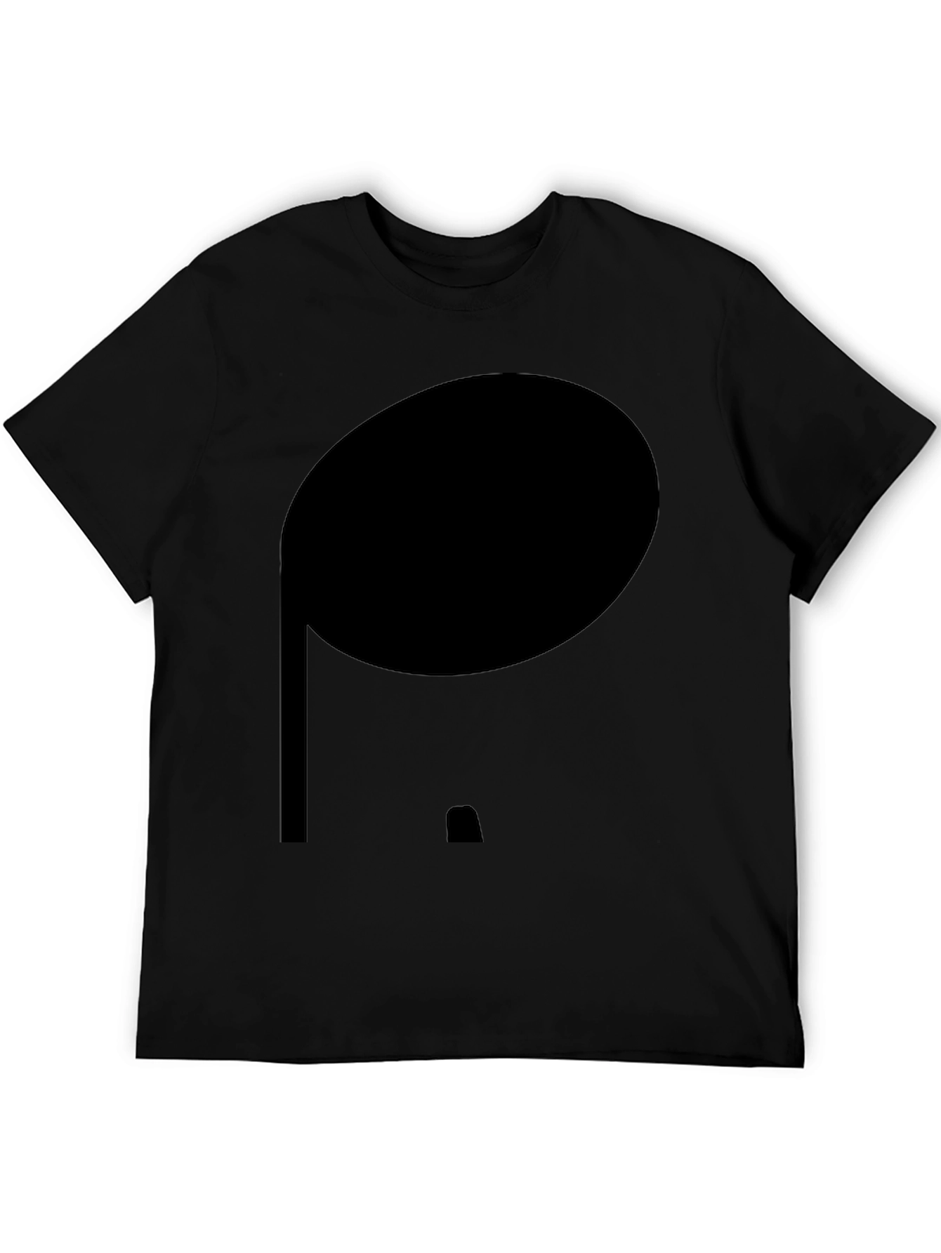 Minimalist Black Cotton Tee