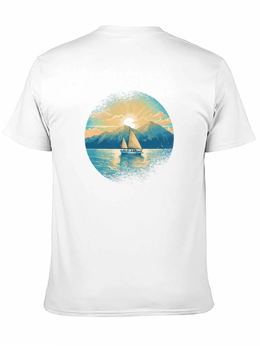 Sailboat Graphic Tee - Mountain Lake Design