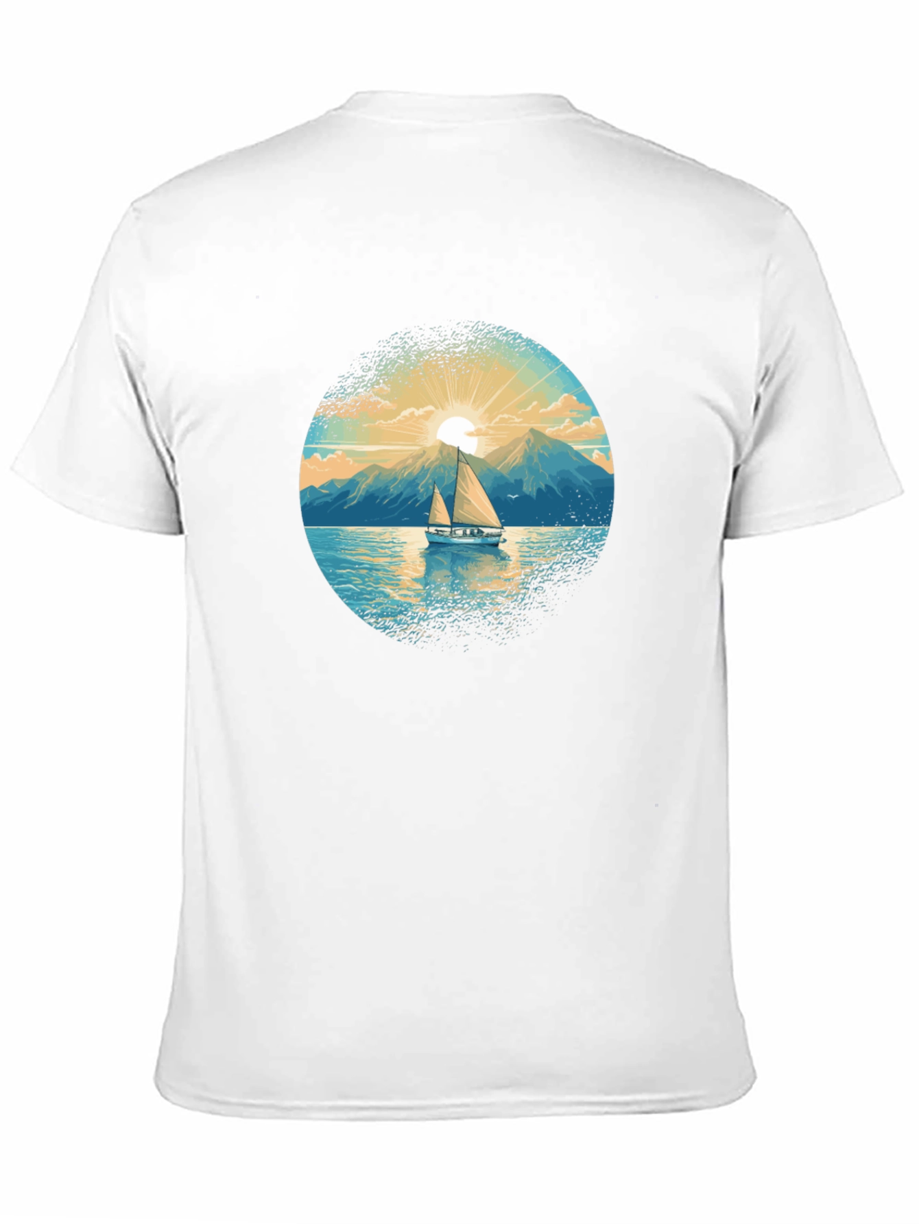 Sailboat Graphic Tee - Mountain Lake Design