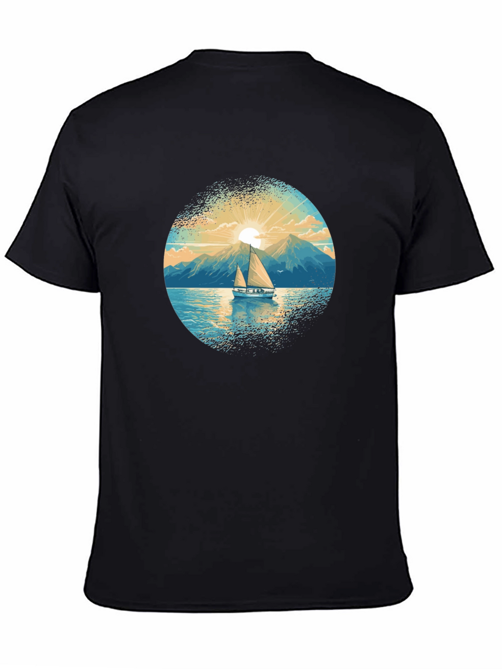 Sailboat Graphic Tee - Mountain Lake Design