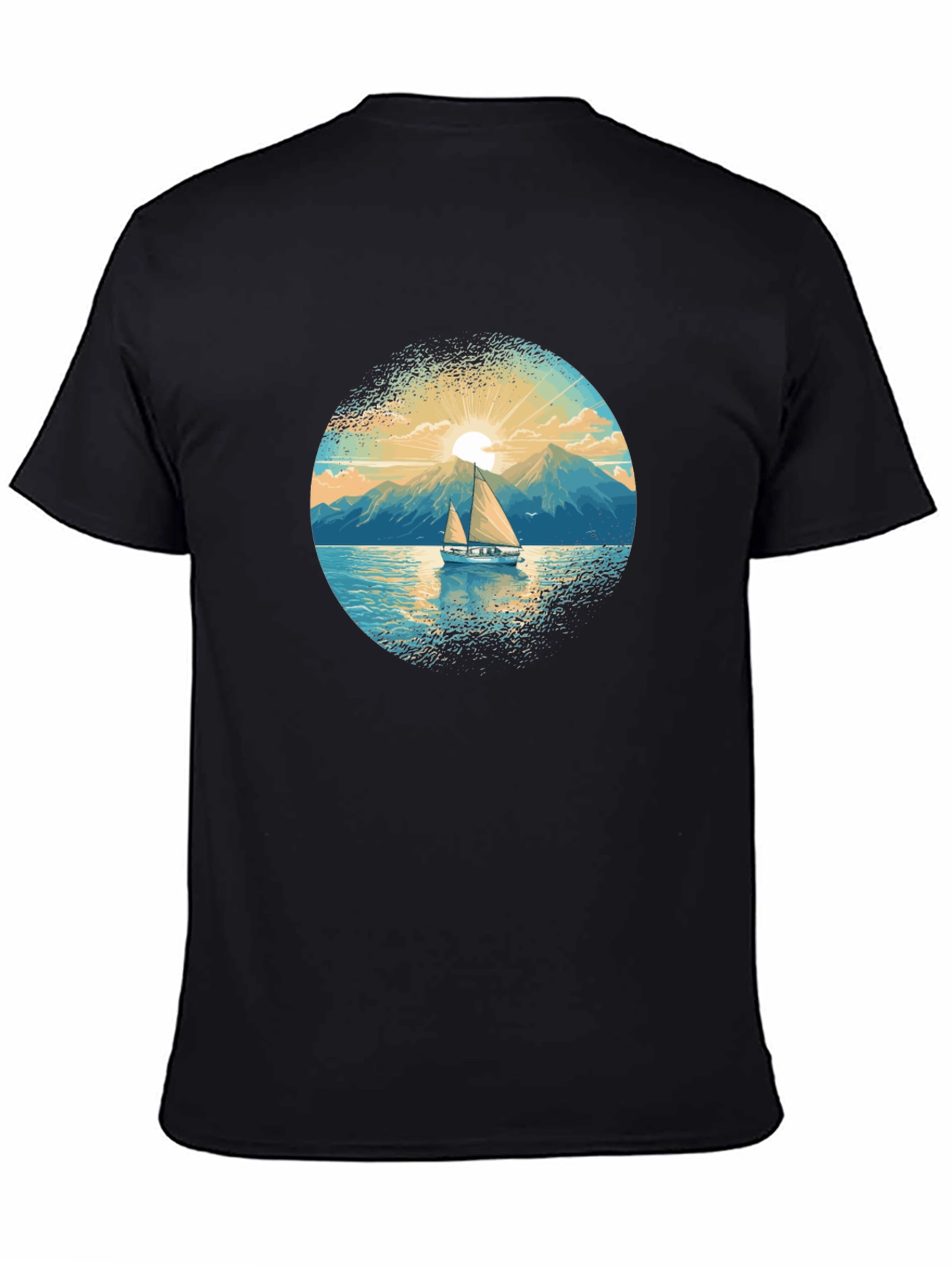 Sailboat Graphic Tee - Mountain Lake Design