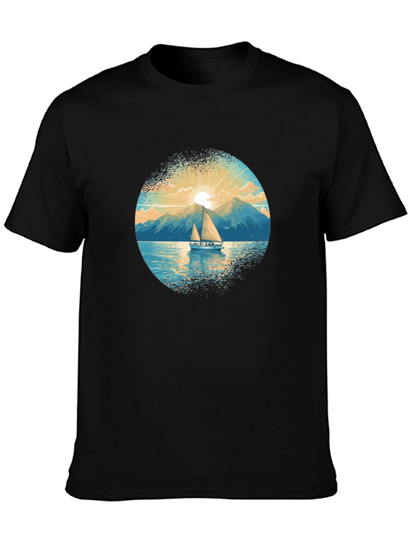 Sailboat Graphic Tee - Mountain Lake Design