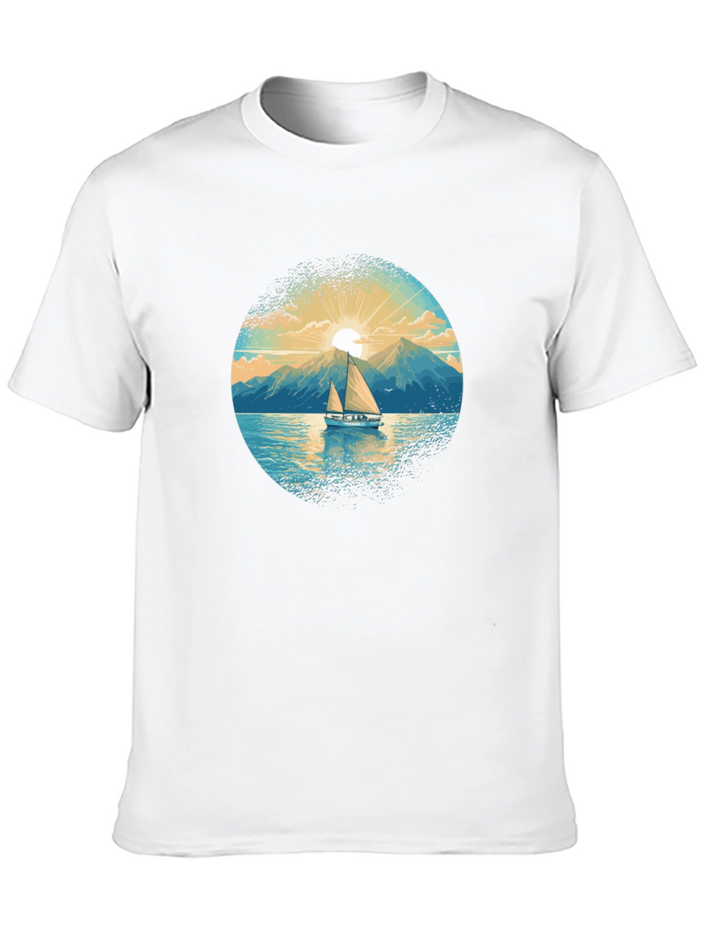Sailboat Graphic Tee - Mountain Lake Design