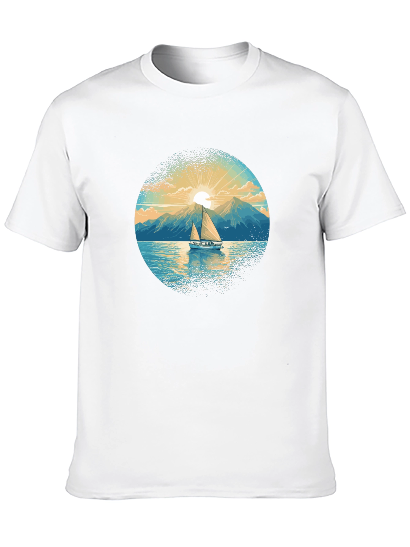 Sailboat Graphic Tee - Mountain Lake Design