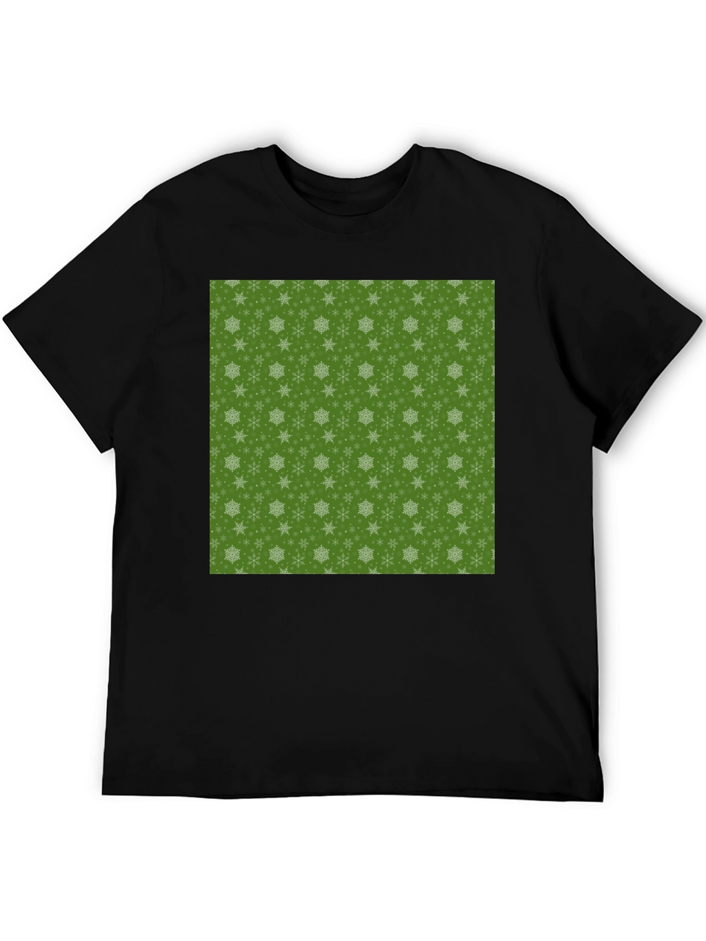 Snowflake Pattern T-Shirt