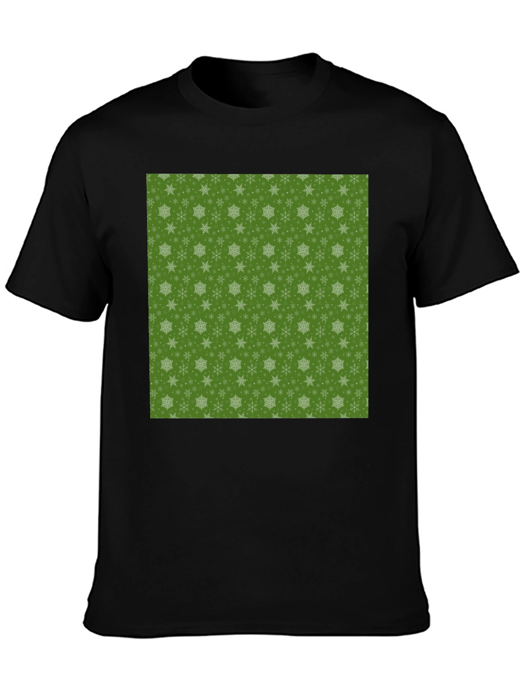 Snowflake Pattern T-Shirt