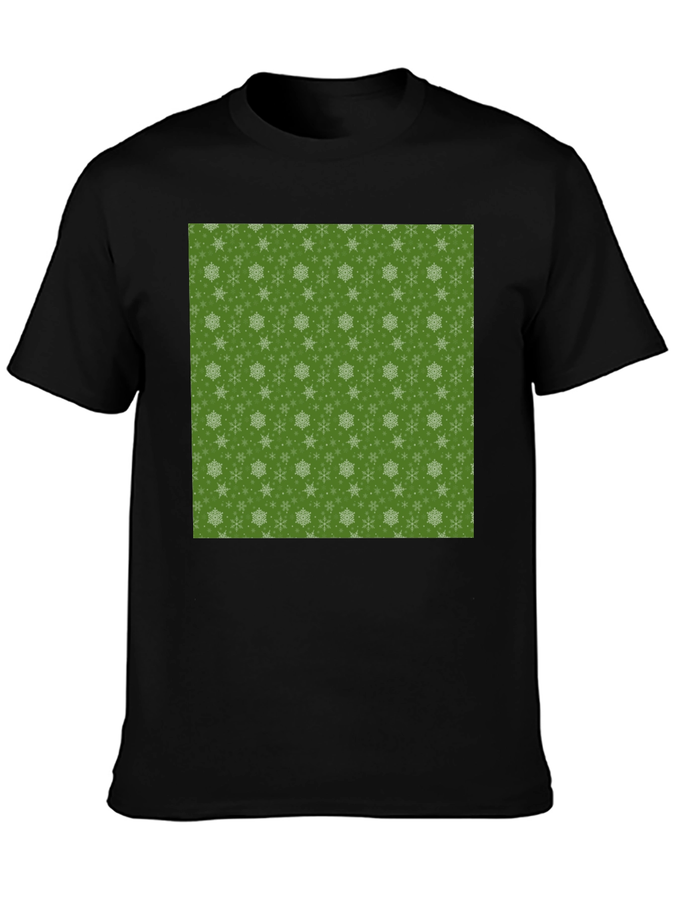 Snowflake Pattern T-Shirt