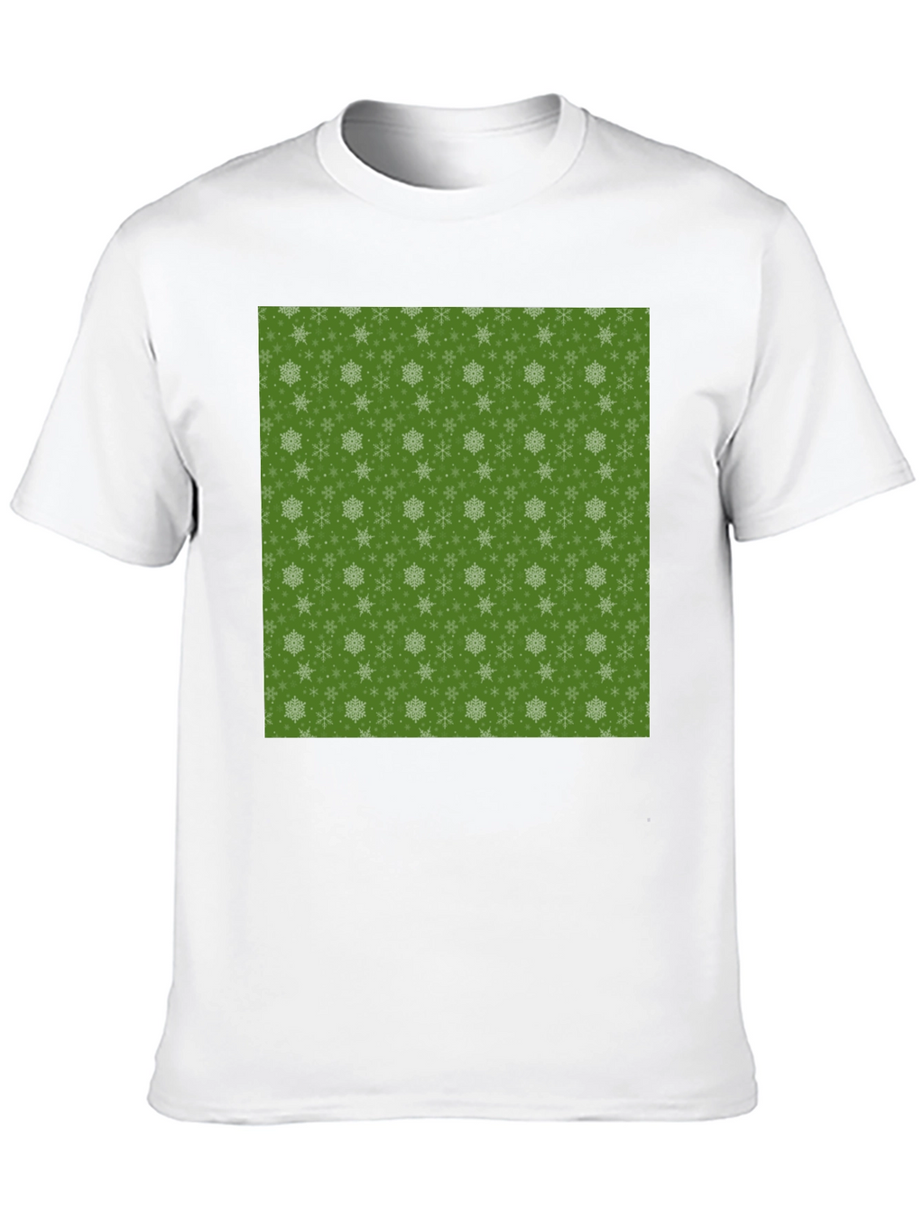Snowflake Pattern T-Shirt