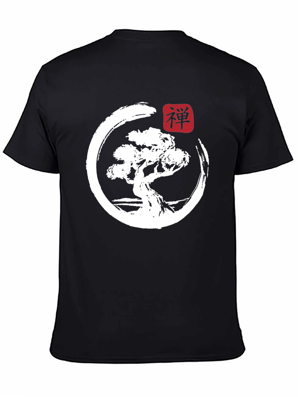 Zen Bonsai Tree Graphic T-Shirt