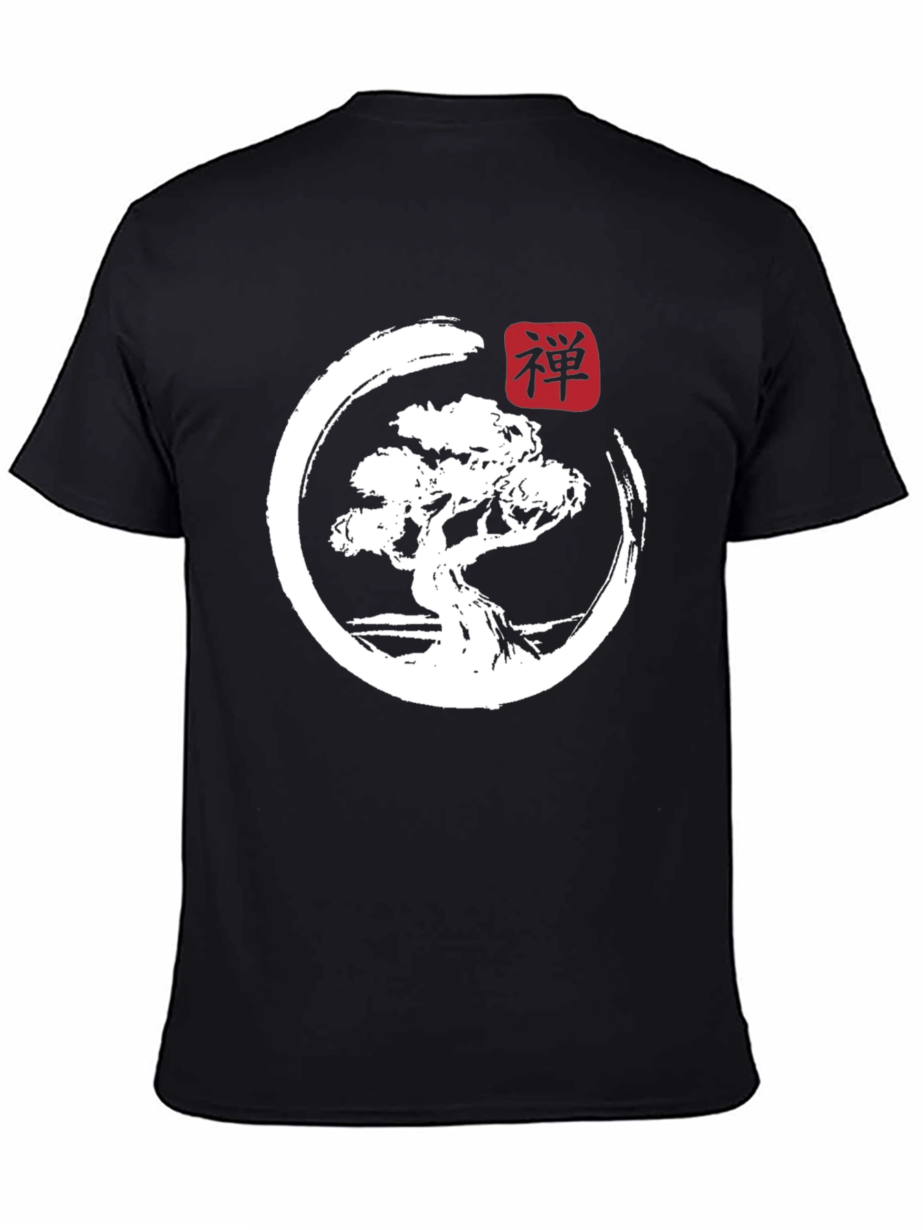 Zen Bonsai Tree Graphic T-Shirt