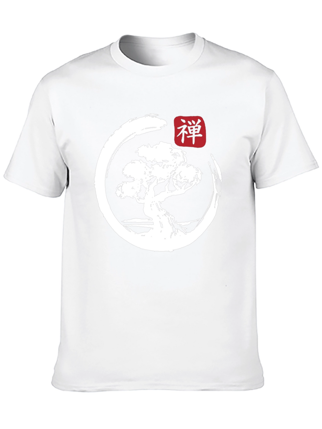 Zen Bonsai Tree Graphic T-Shirt