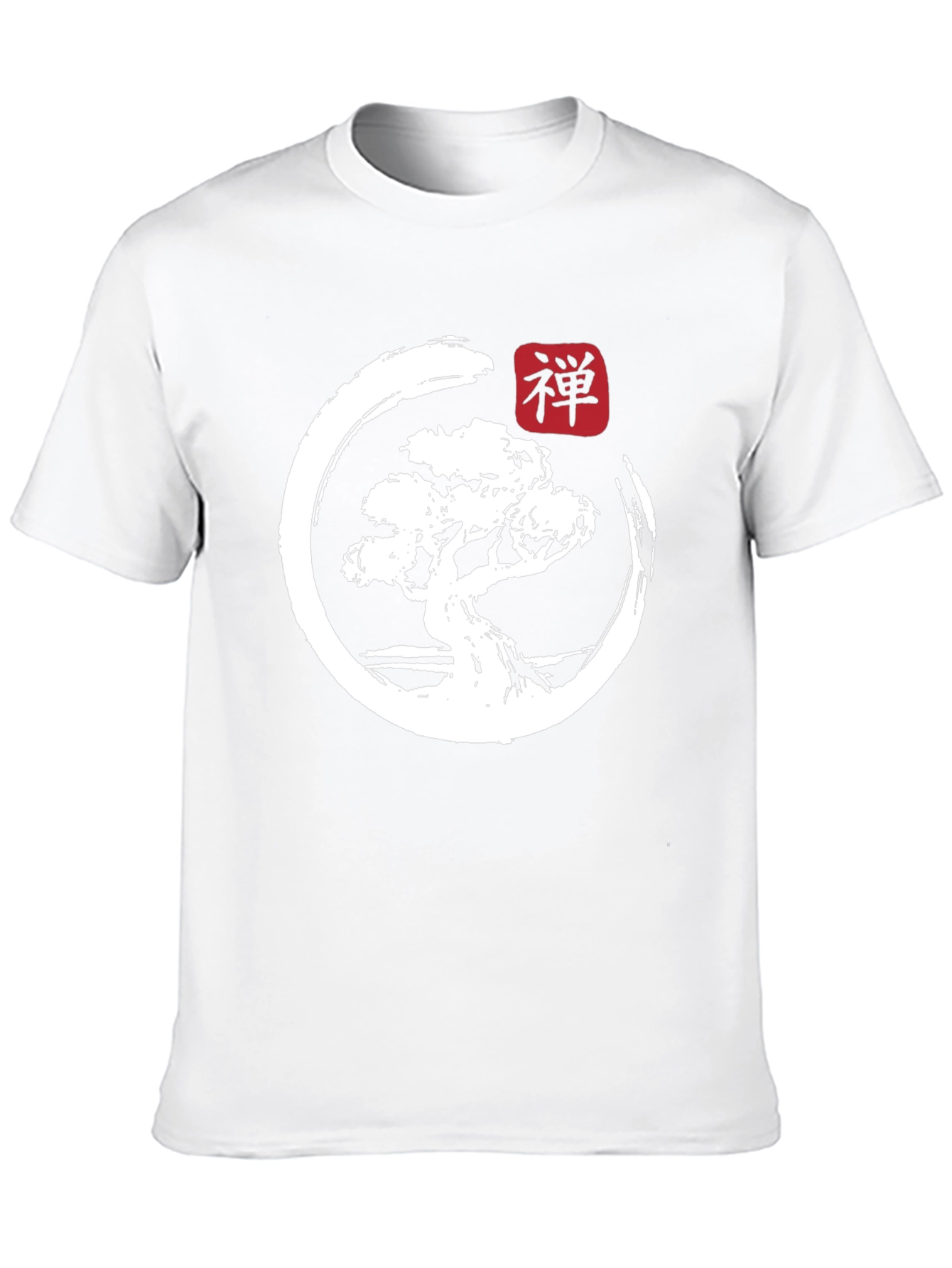 Zen Bonsai Tree Graphic T-Shirt
