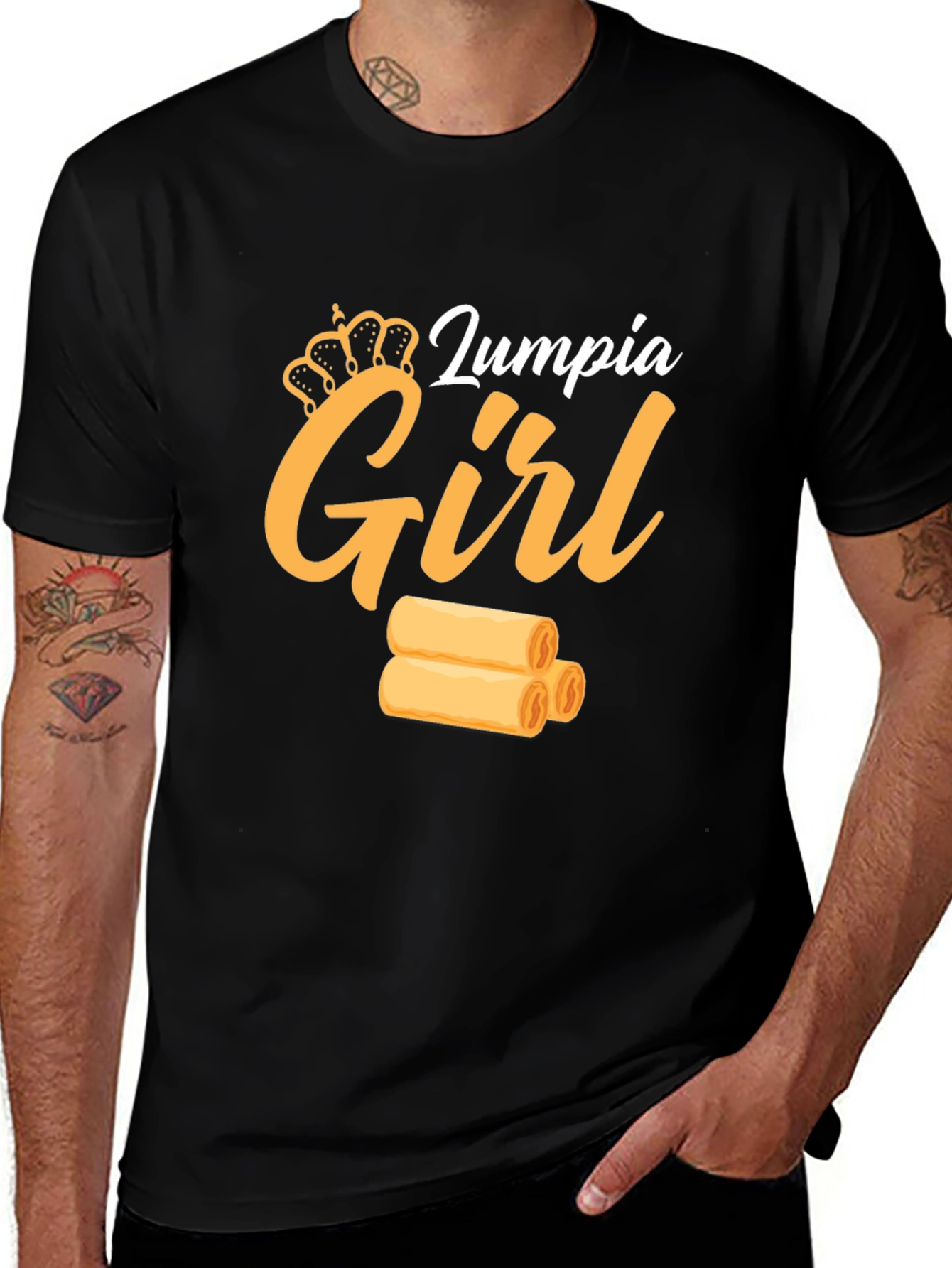 Lumpia Girl T-Shirt - Foodie Fashion