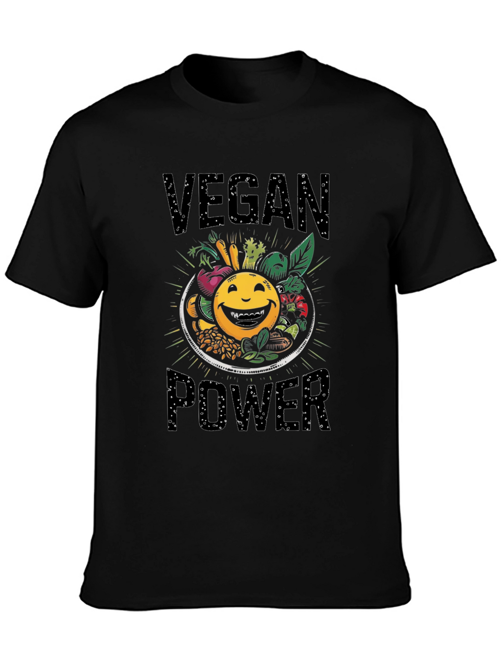 Vegan Power T-Shirt - Eat Your Veggies!