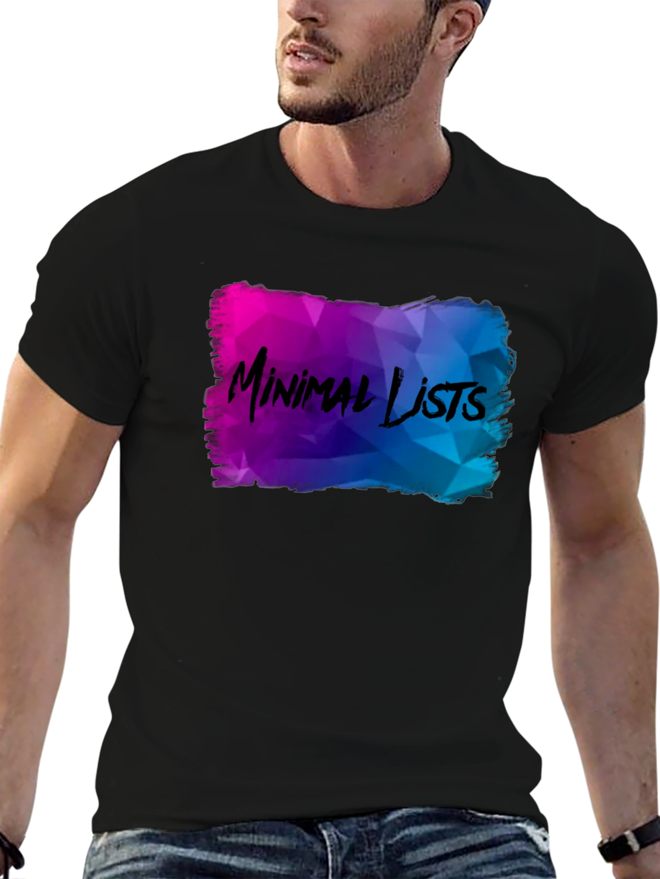 Minimal Lists Graphic T-Shirt - Unique Design