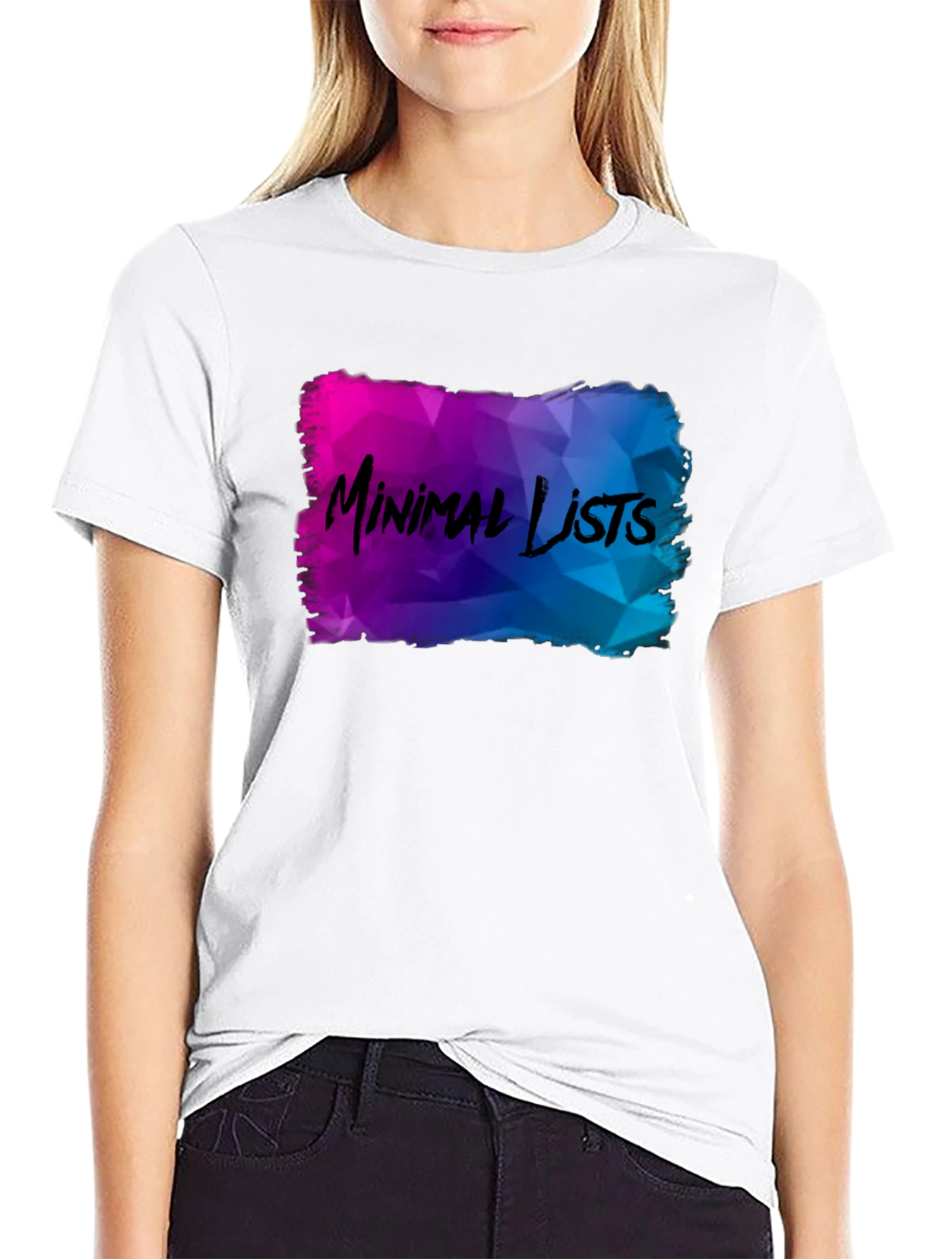 Minimal Lists Graphic T-Shirt - Unique Design