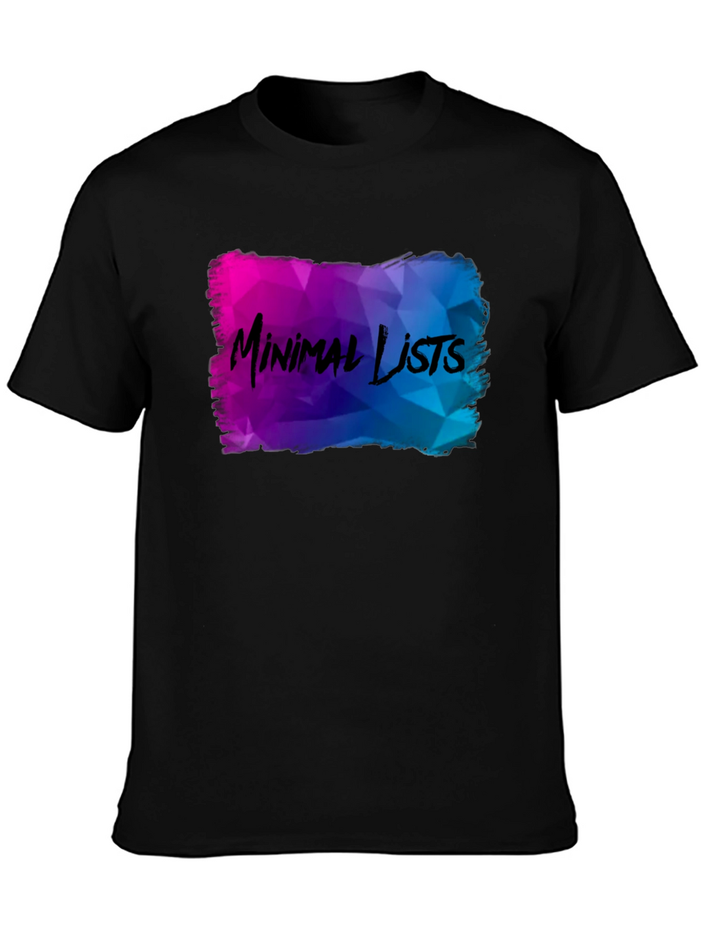 Minimal Lists Graphic T-Shirt - Unique Design