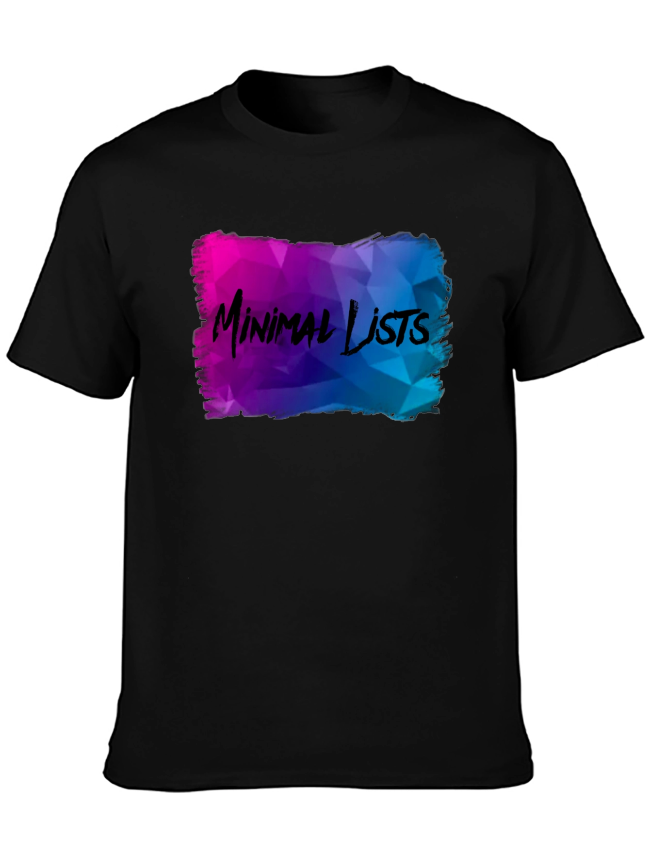 Minimal Lists Graphic T-Shirt - Unique Design