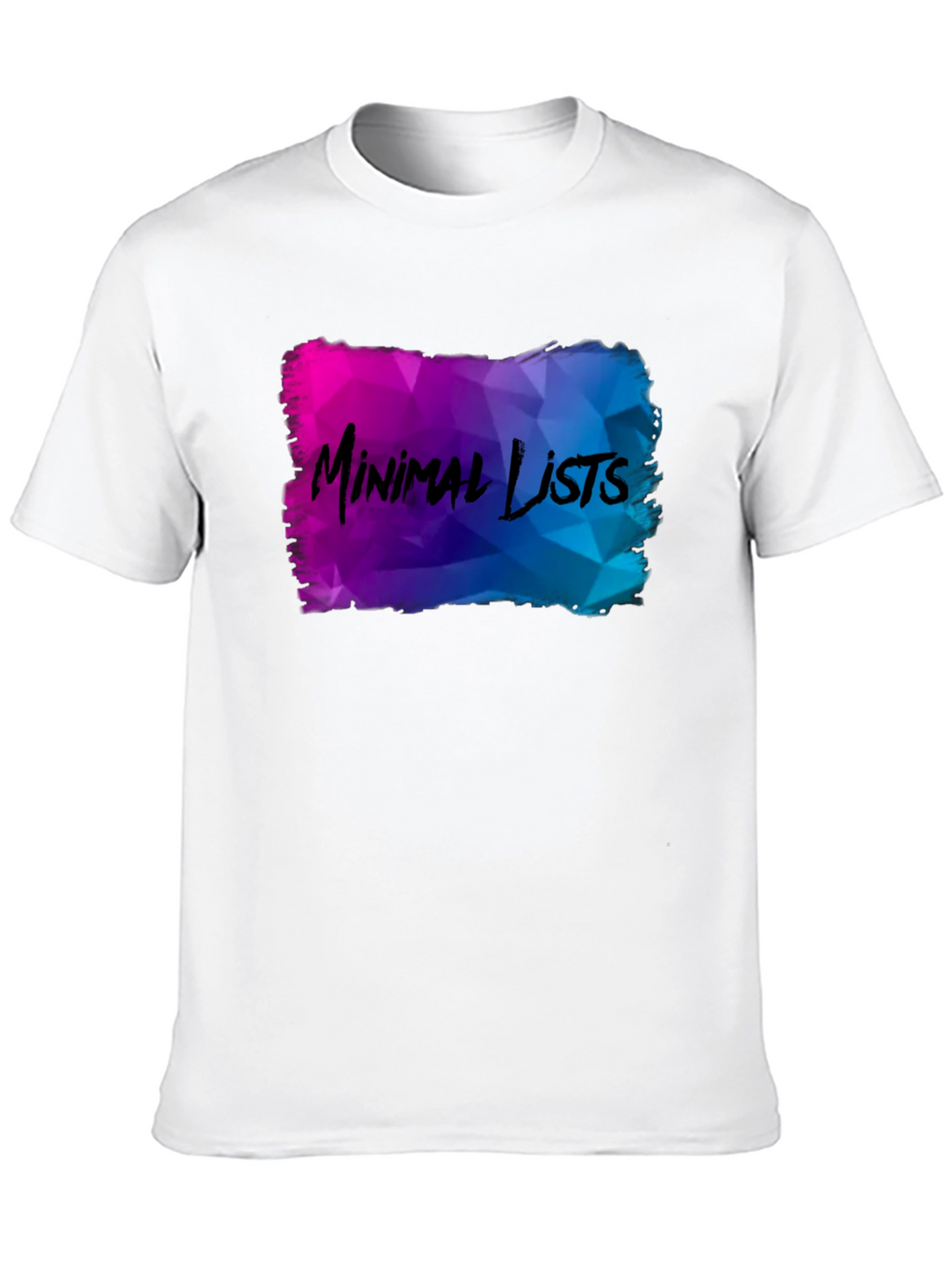 Minimal Lists Graphic T-Shirt - Unique Design