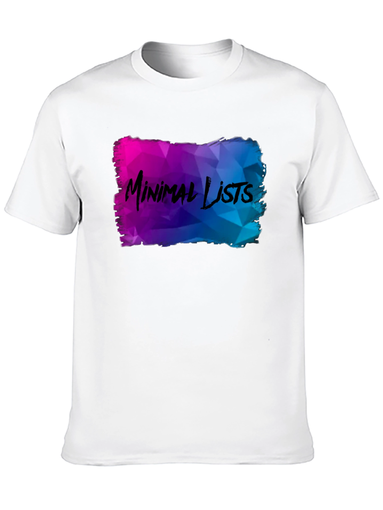 Minimal Lists Graphic T-Shirt - Unique Design