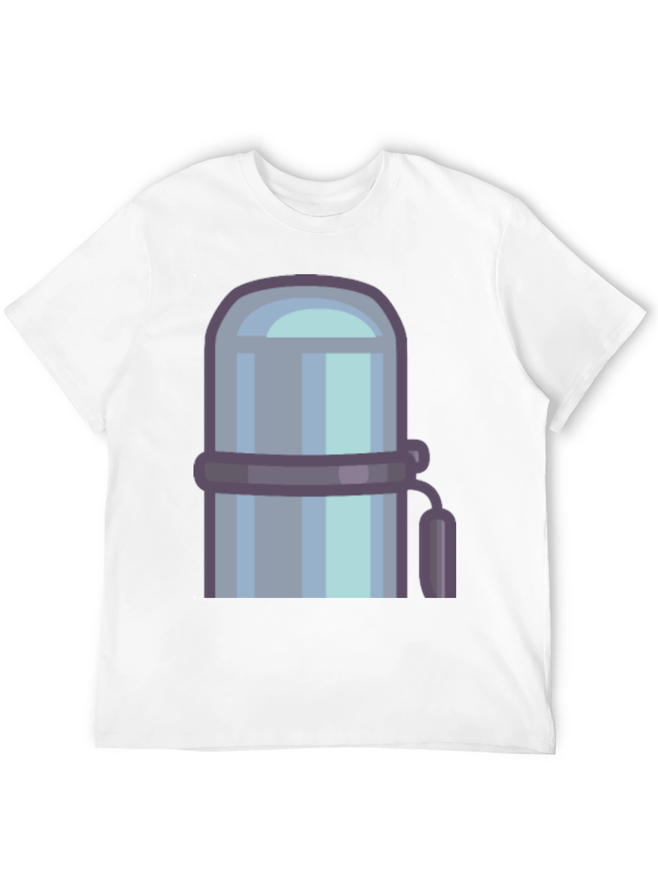 Retro Thermos Graphic Tee - Cool Casual Style