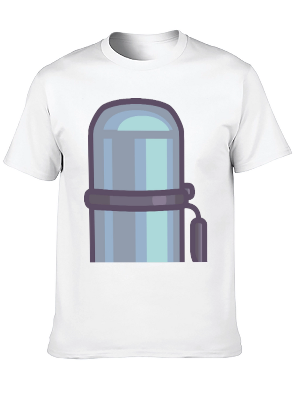 Retro Thermos Graphic Tee - Cool Casual Style