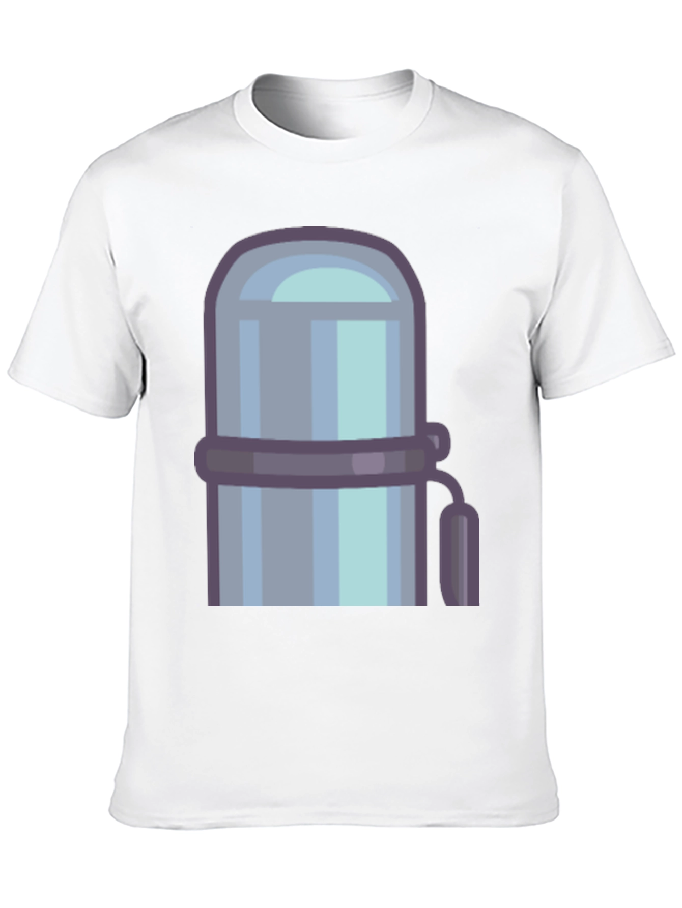 Retro Thermos Graphic Tee - Cool Casual Style