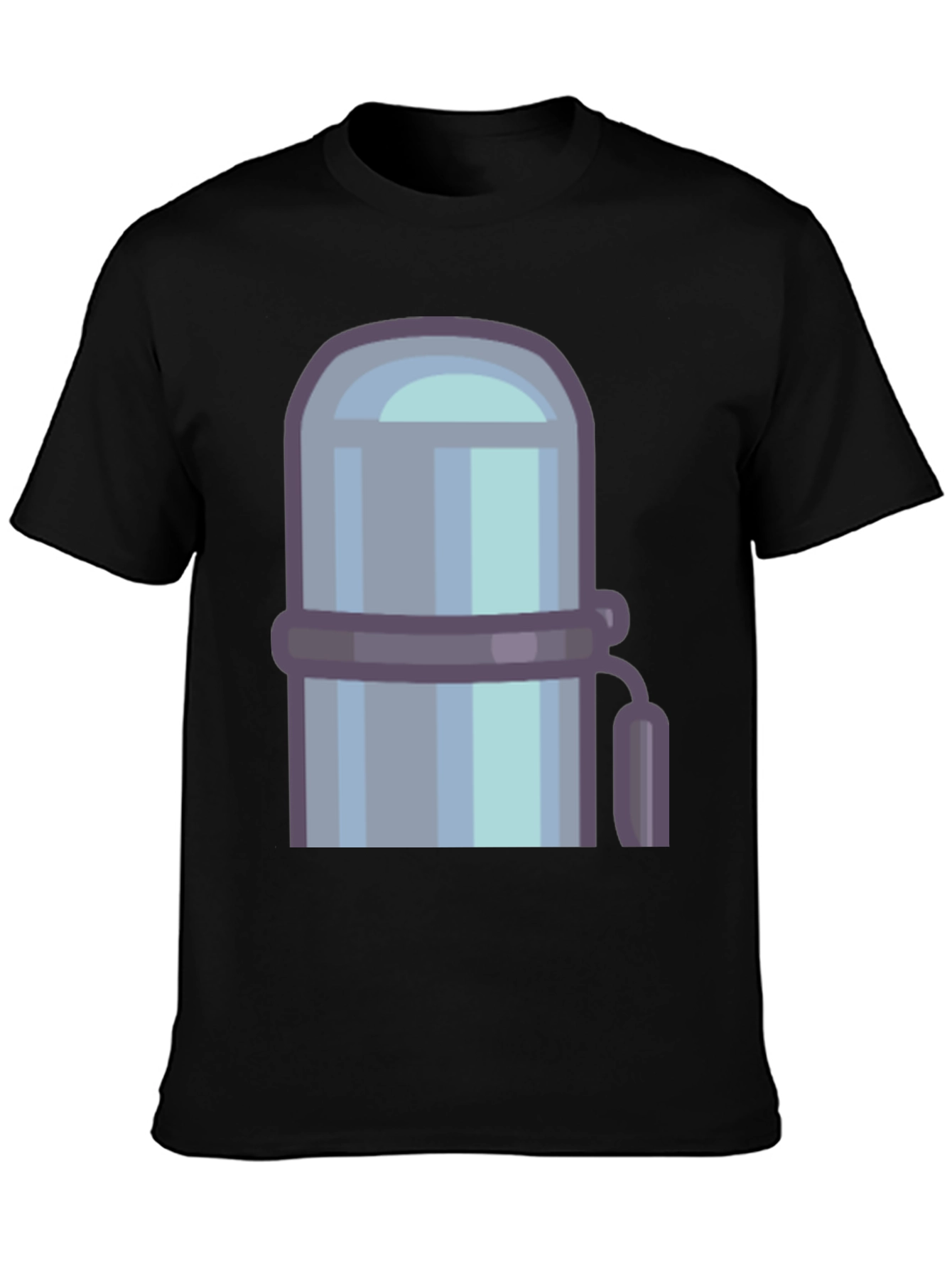 Retro Thermos Graphic Tee - Cool Casual Style