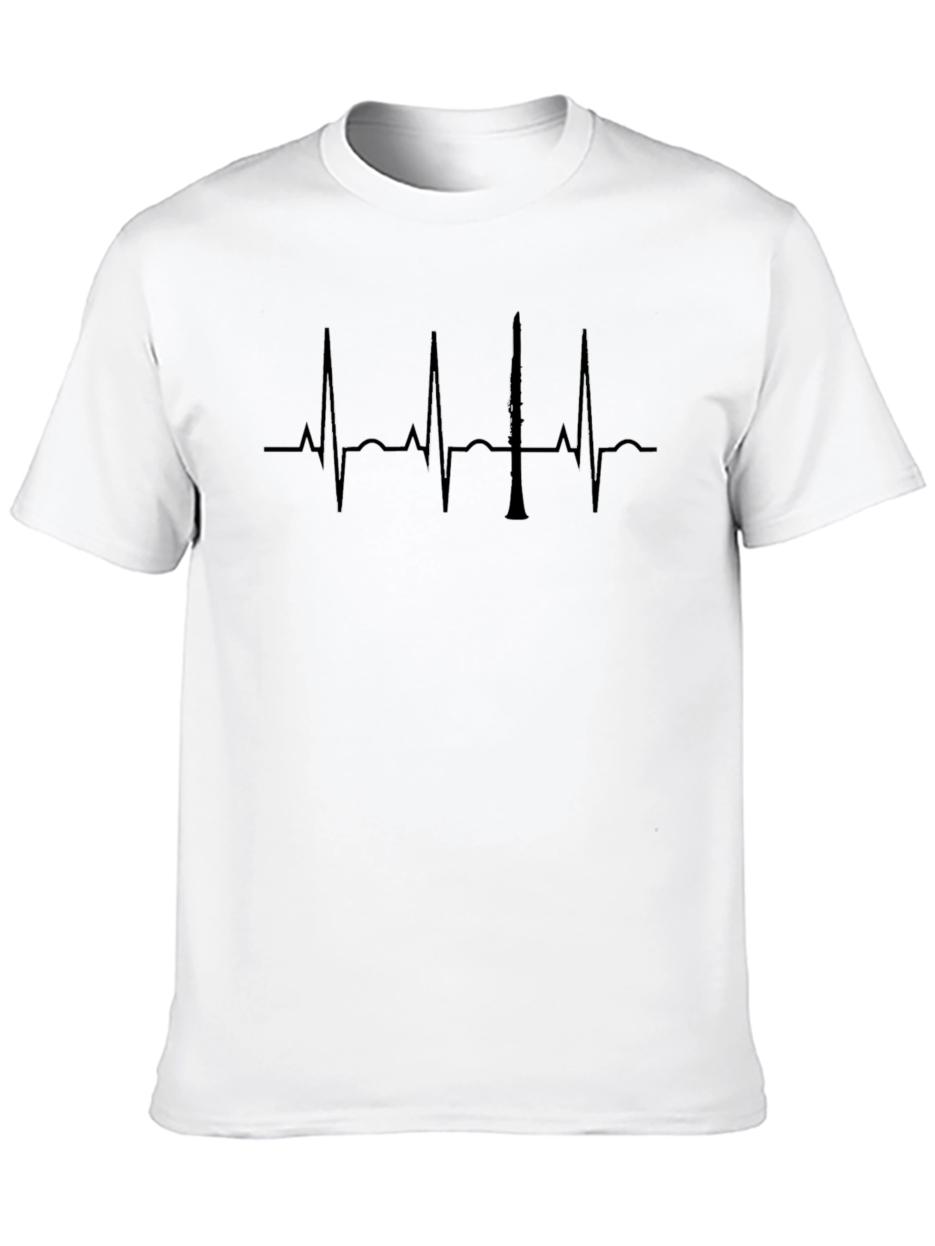 Clarinet Heartbeat T-Shirt - Musician Gift