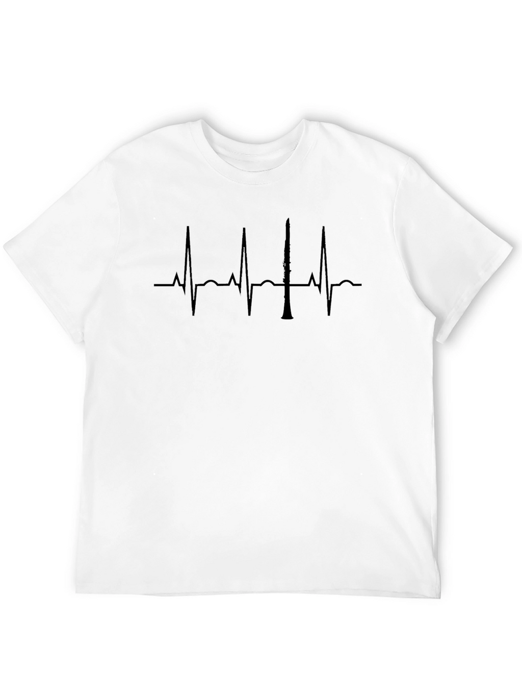 Clarinet Heartbeat T-Shirt - Musician Gift