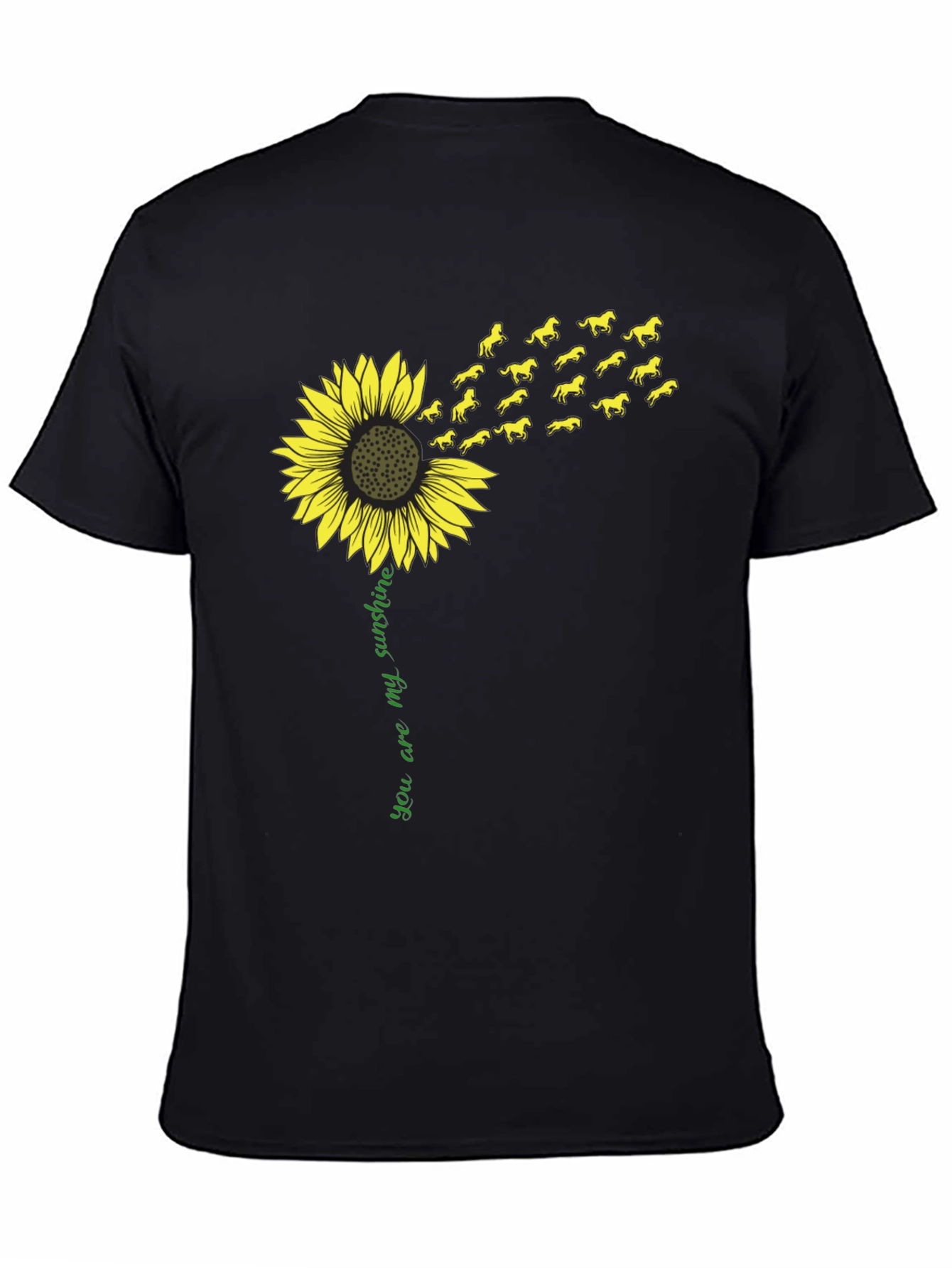 Sunflower Horse T-Shirt - You Are My Sunshine Tee