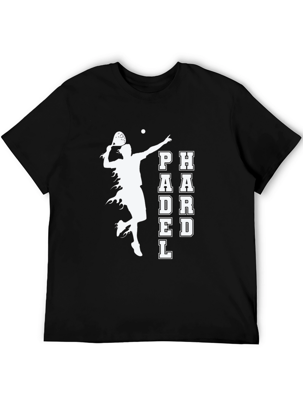 Padel Player Graphic Tee - Black
