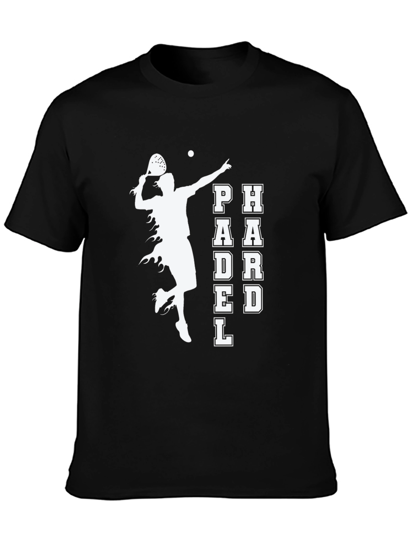Padel Player Graphic Tee - Black